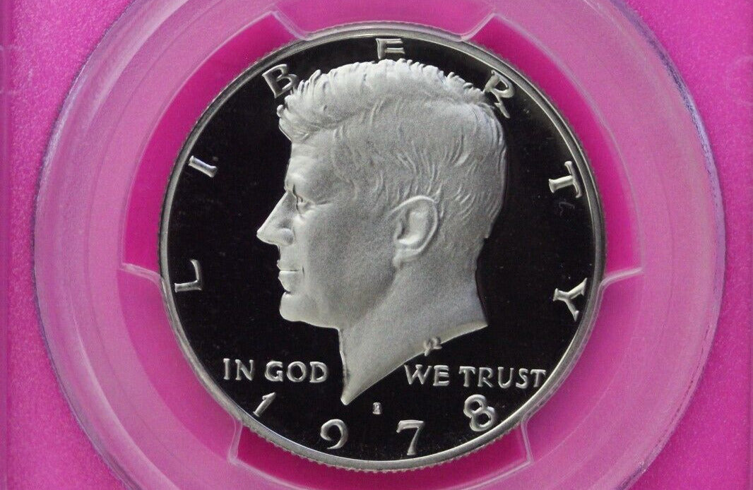 1978 S PR 69 Deep Cameo John Kennedy Clad Half Dollar JFK Label PCGS Slab 1112