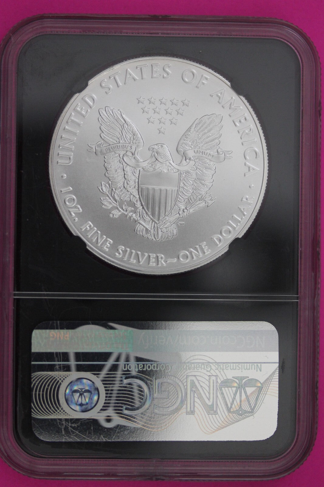 2019 MS 70 Silver Eagle Charlie Duke NGC Certified Graded Authentic Slab 635