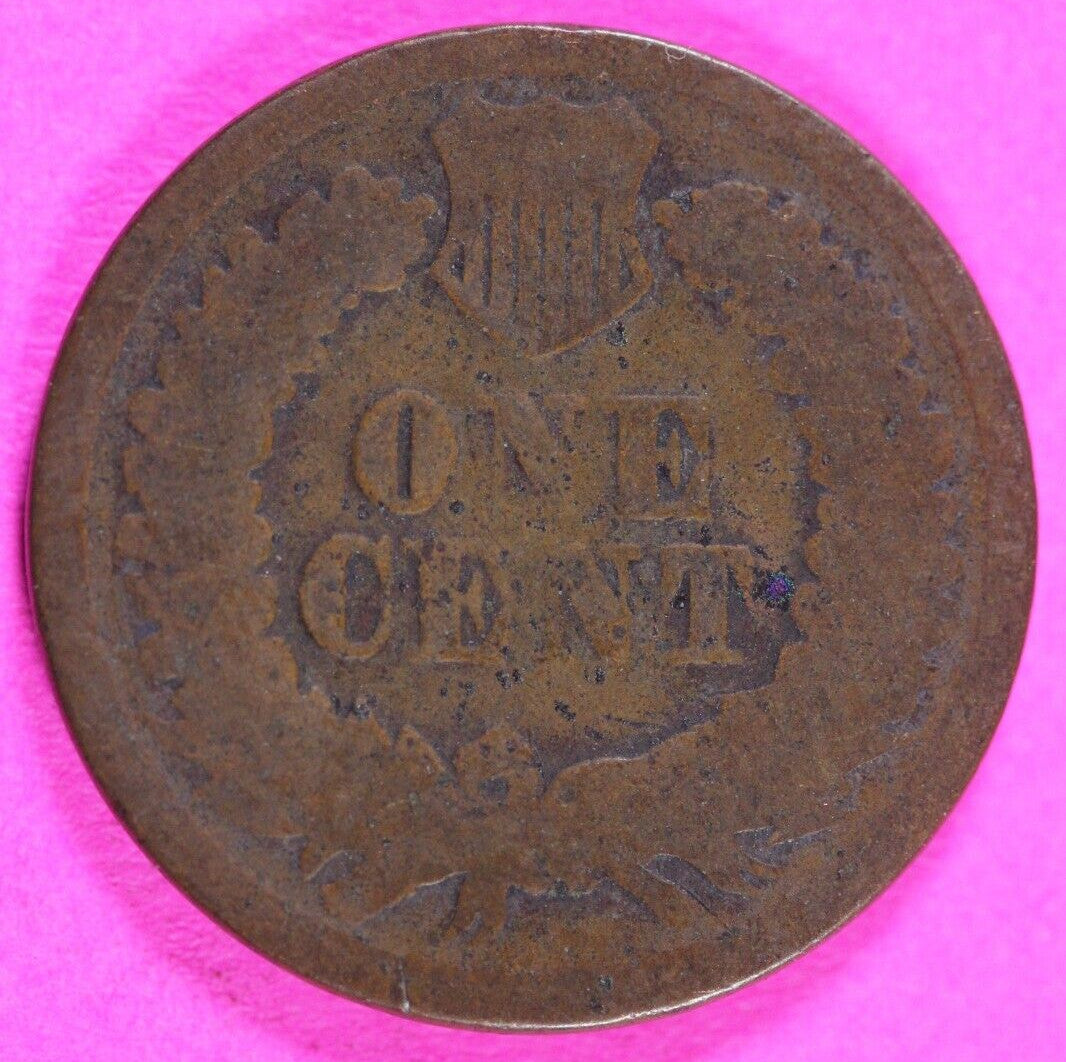 1864 Bronze Indian Head Cent Penny Rare Early Type Coin Exact Coin Pictured 221