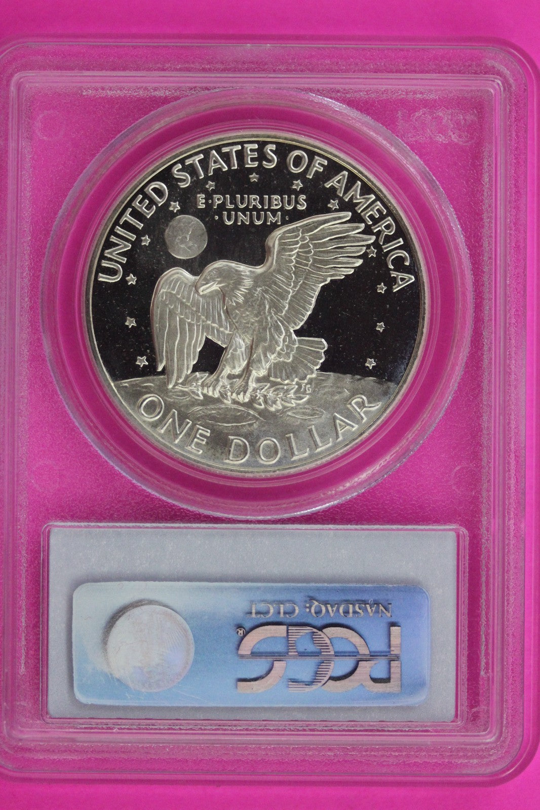 1971 S PR 69 DCAM Silver Ike Eisenhower Dollar PCGS Certified Authentic Slab 993