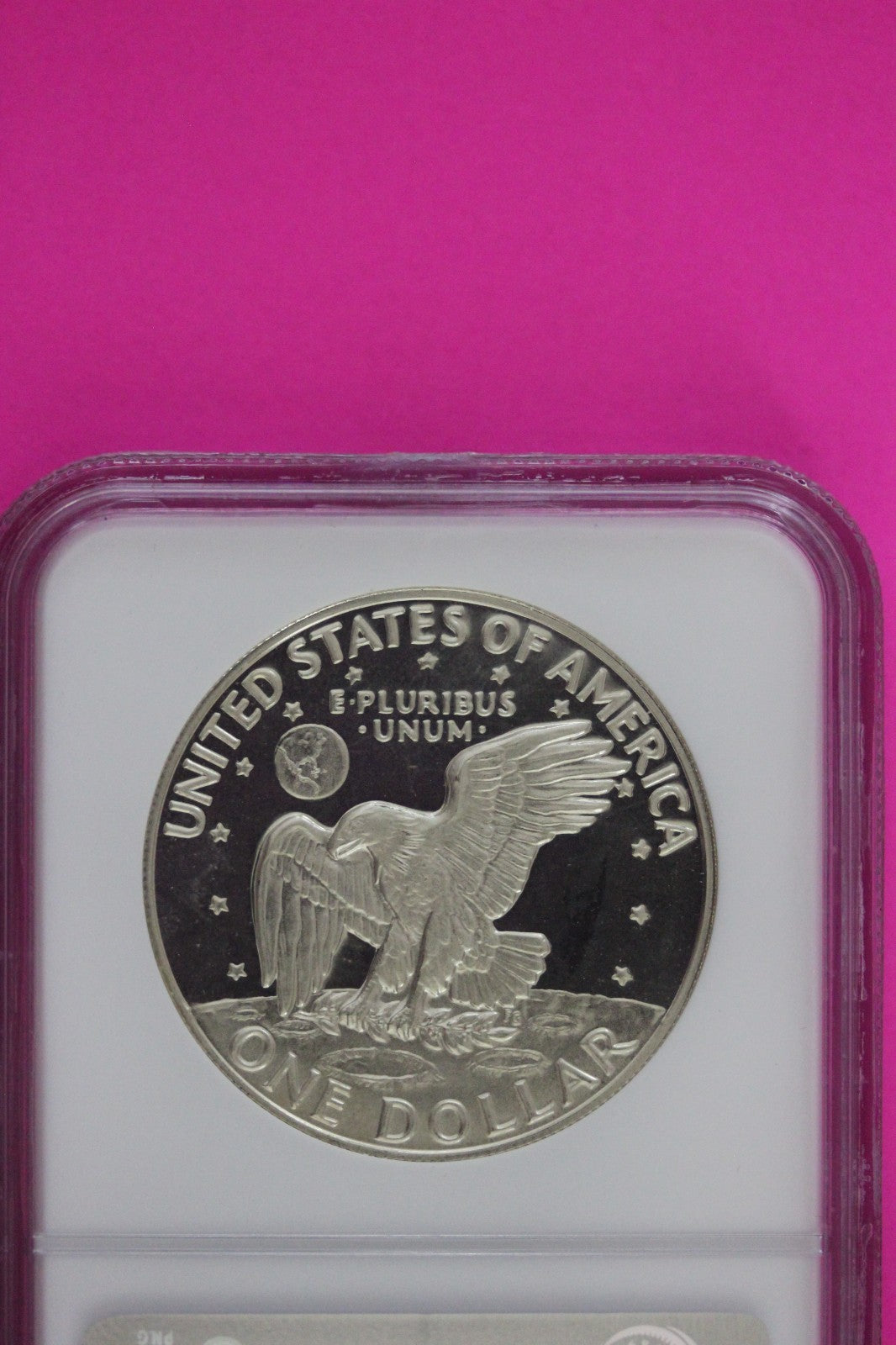 1974 S PR 69 UCAM Silver Ike Eisenhower Dollar NGC Certified Authentic Slab 47