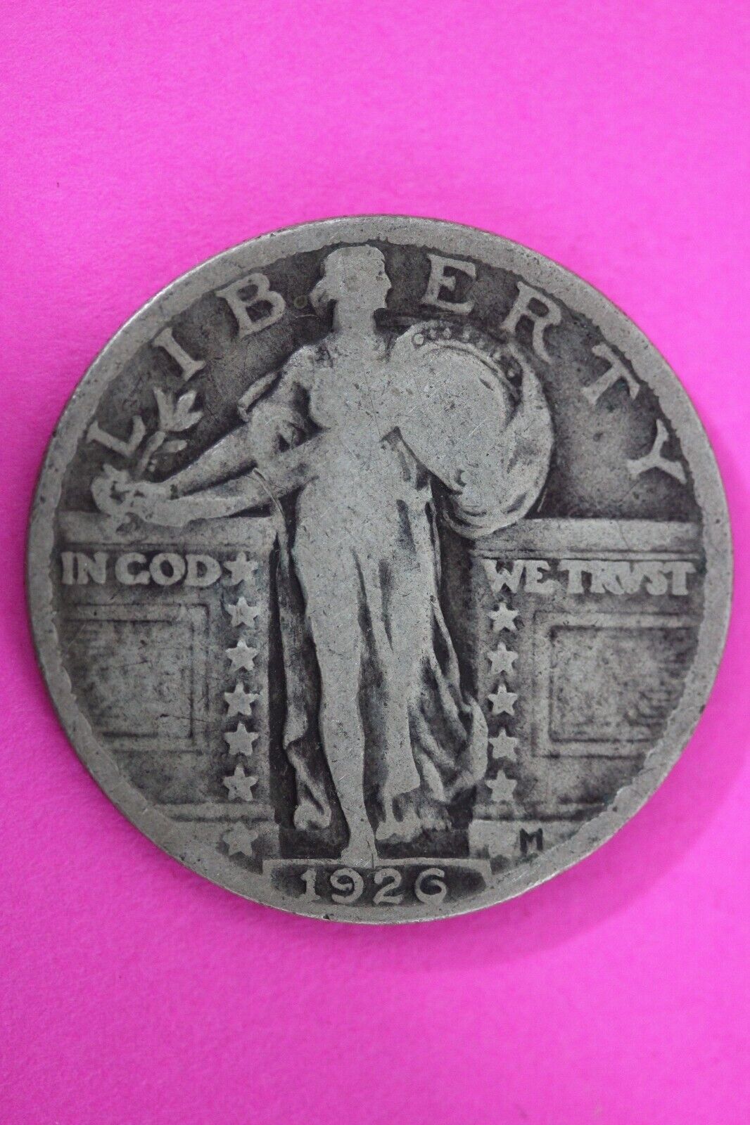 Full Date 1926 P Standing Liberty Silver Quarter You Get The Coin In Pic TOM 137