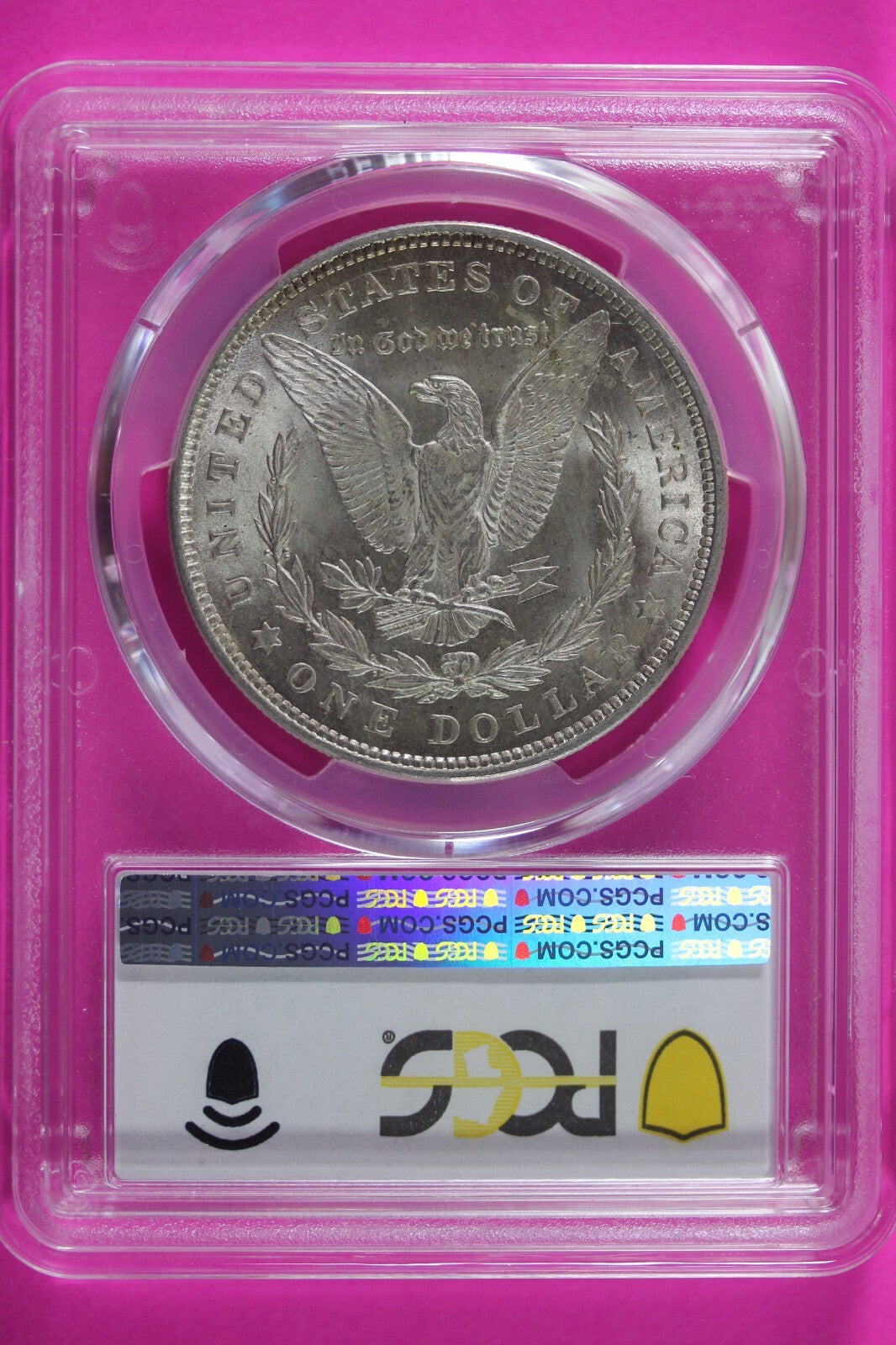 Toned 1921 P MS 62 Liberty Morgan Silver Dollar PCGS Certified Graded Slab 1065