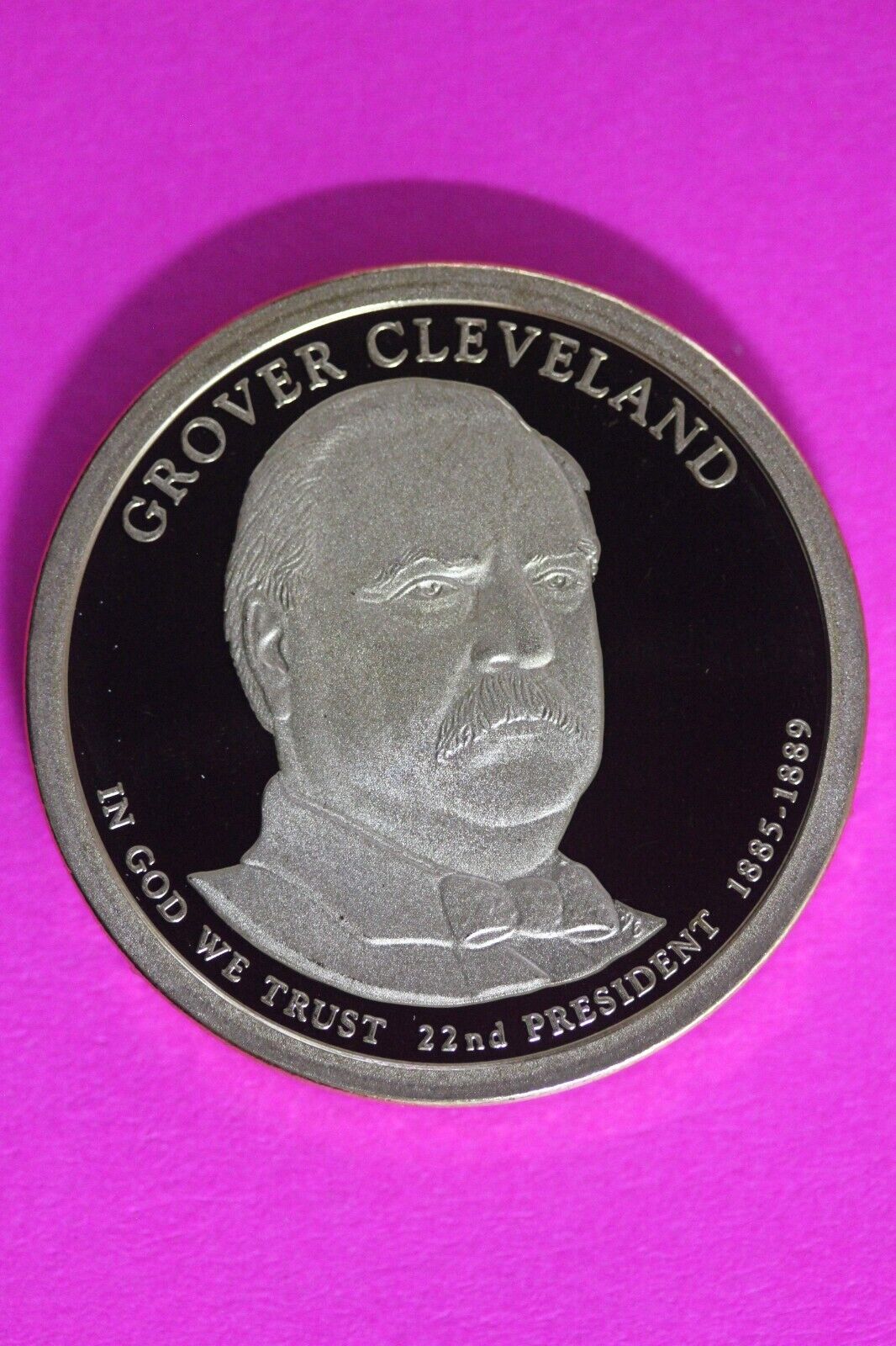 Proof 2012 S Grover Cleveland 1 Presidential Dollar DCAM Exact Coin Shown TOM 15