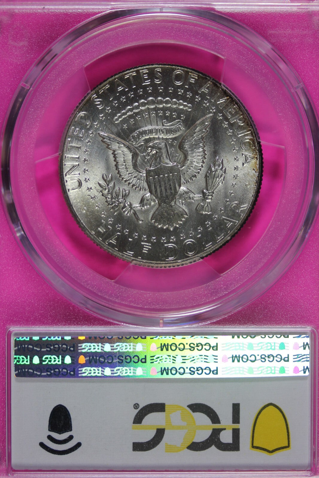 Toned 1970 D Silver MS 64 John F Kennedy Silver Half Dollar PCGS Graded 154