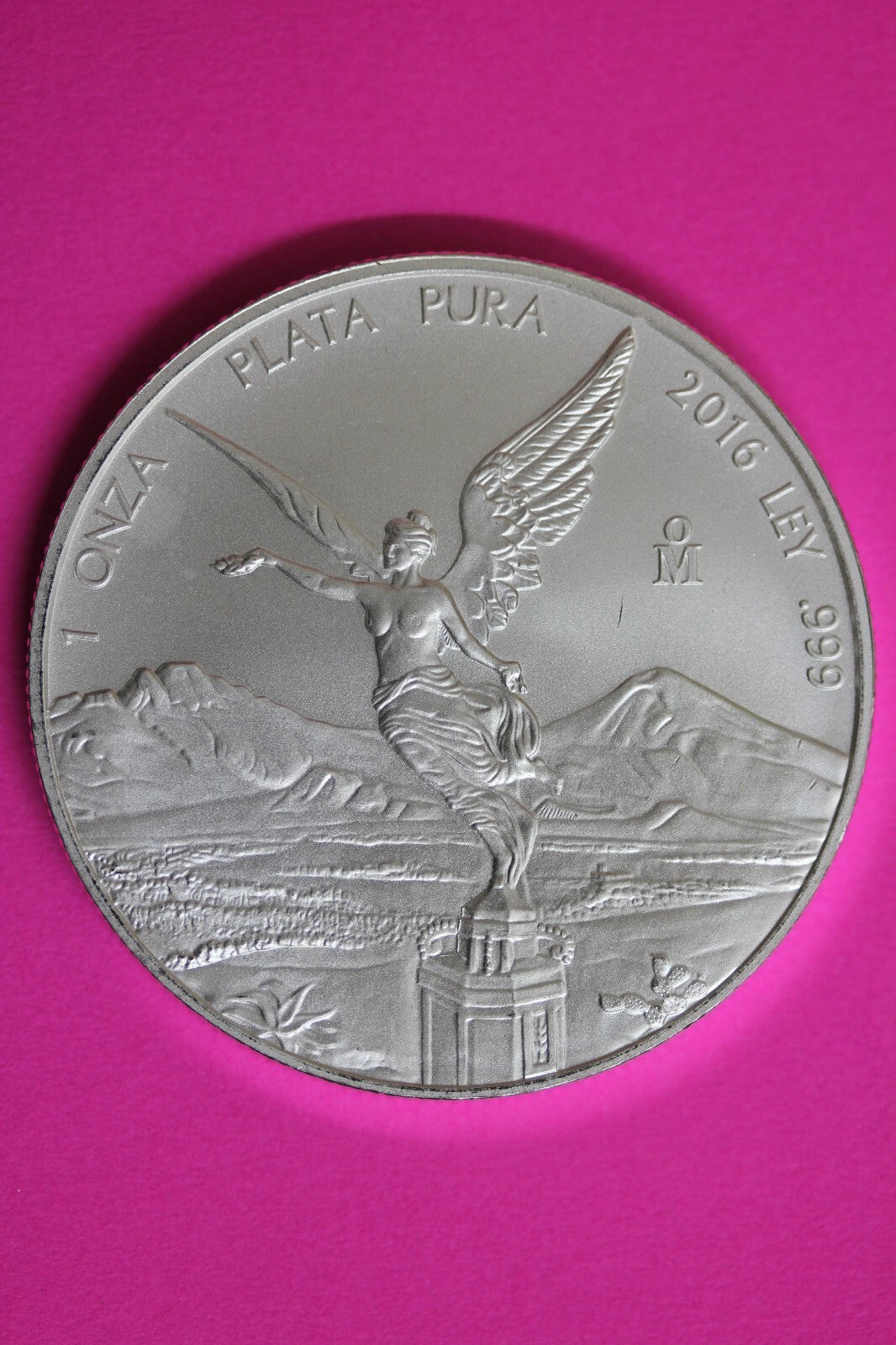 Gem BU 2016 Mexico Libertad Same Coin In Pics 1 Onza 1 OZ .999 Silver Coin 104