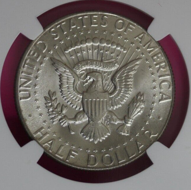 1969 D MS 64 Kennedy Half Dollar NGC Graded Certified Authentic Slab Silver 1368