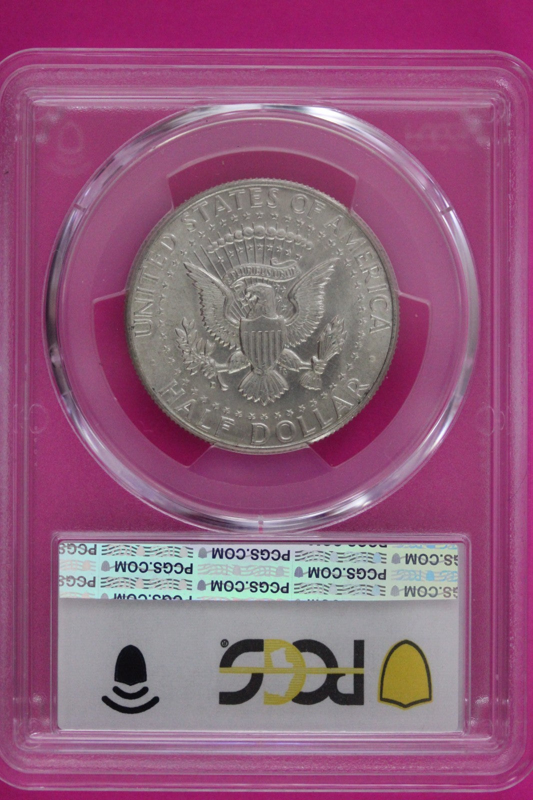 1964 D MS 64 John Kennedy Half Dollar PCGS Certified Authentic Genuine Slab 76