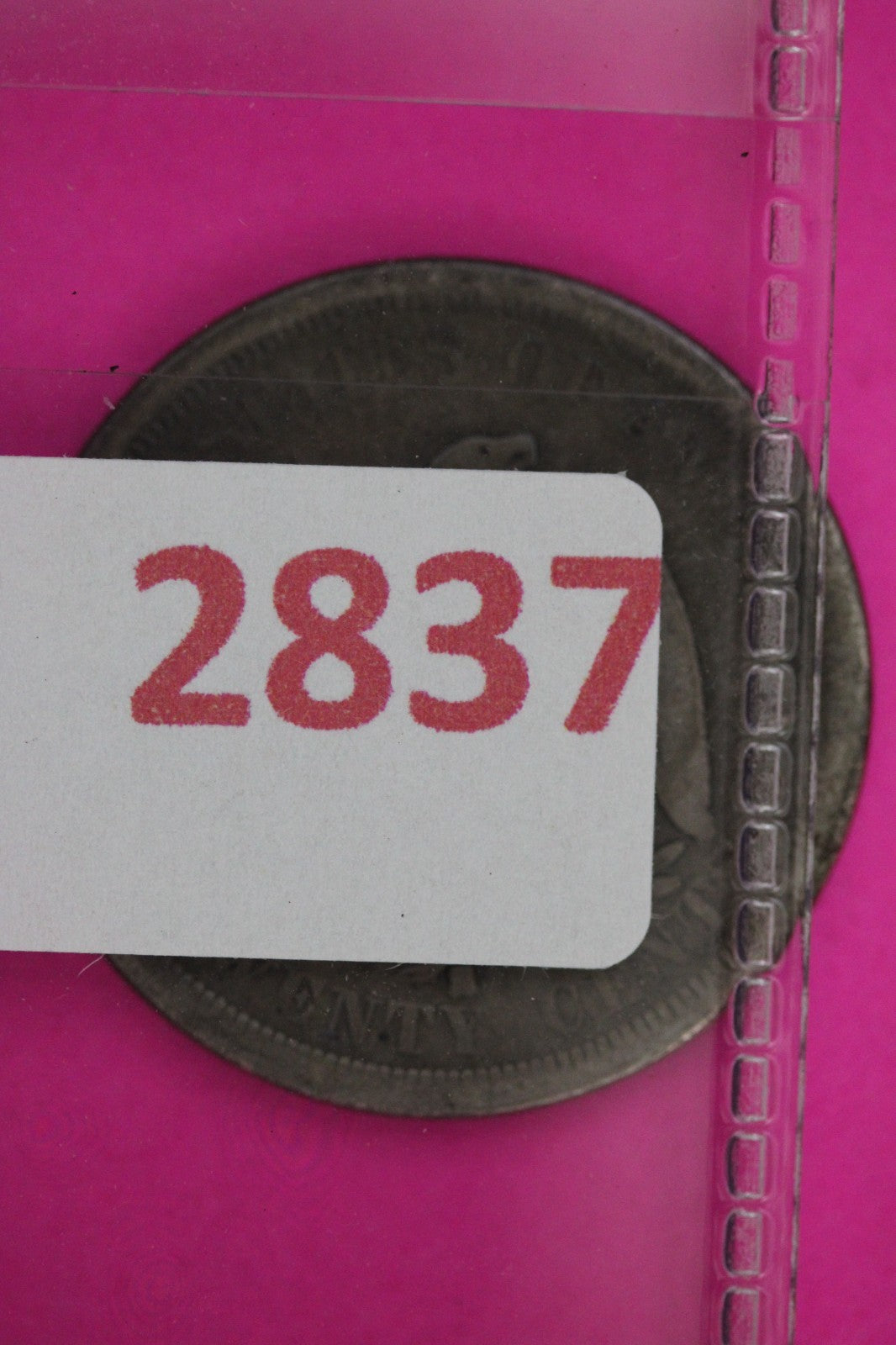 1875 S 20 Twenty Cent Silver Coin Guaranteed Authentic & Genuine USA Seller 2837