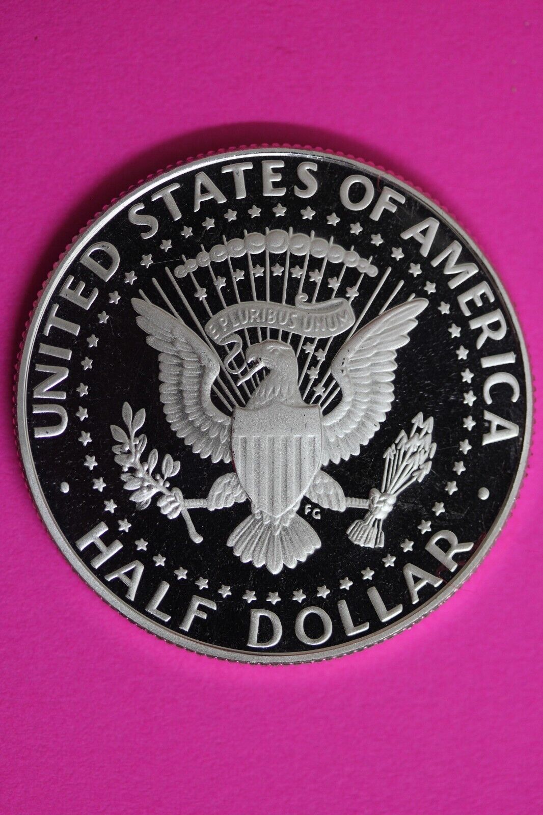 GEM Proof Silver 2007 S John F Kennedy Half Dollar Dcam Exact Coin Shown Tom 05