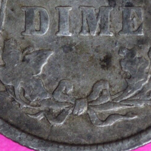 High Grade 1898 P Barber Liberty Dime Scarce Semi Key Date Silver Coin 59