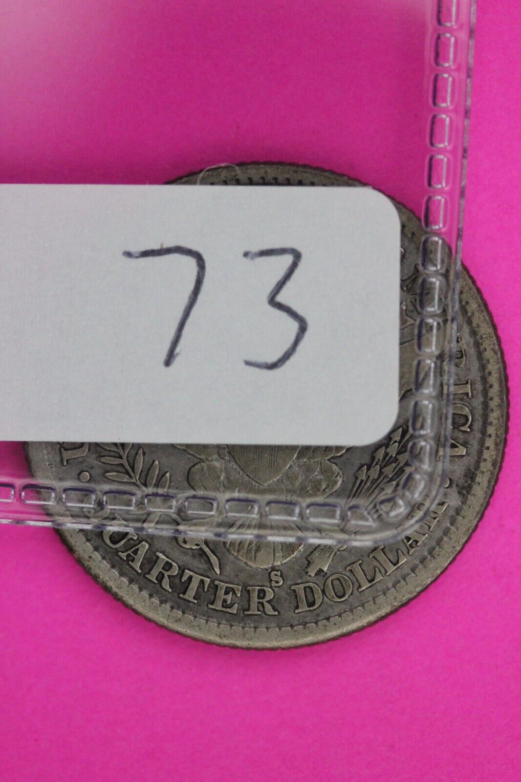 1899 S Barber Liberty Silver Quarter Scarce Semi Key Date Coin San Francisco 73