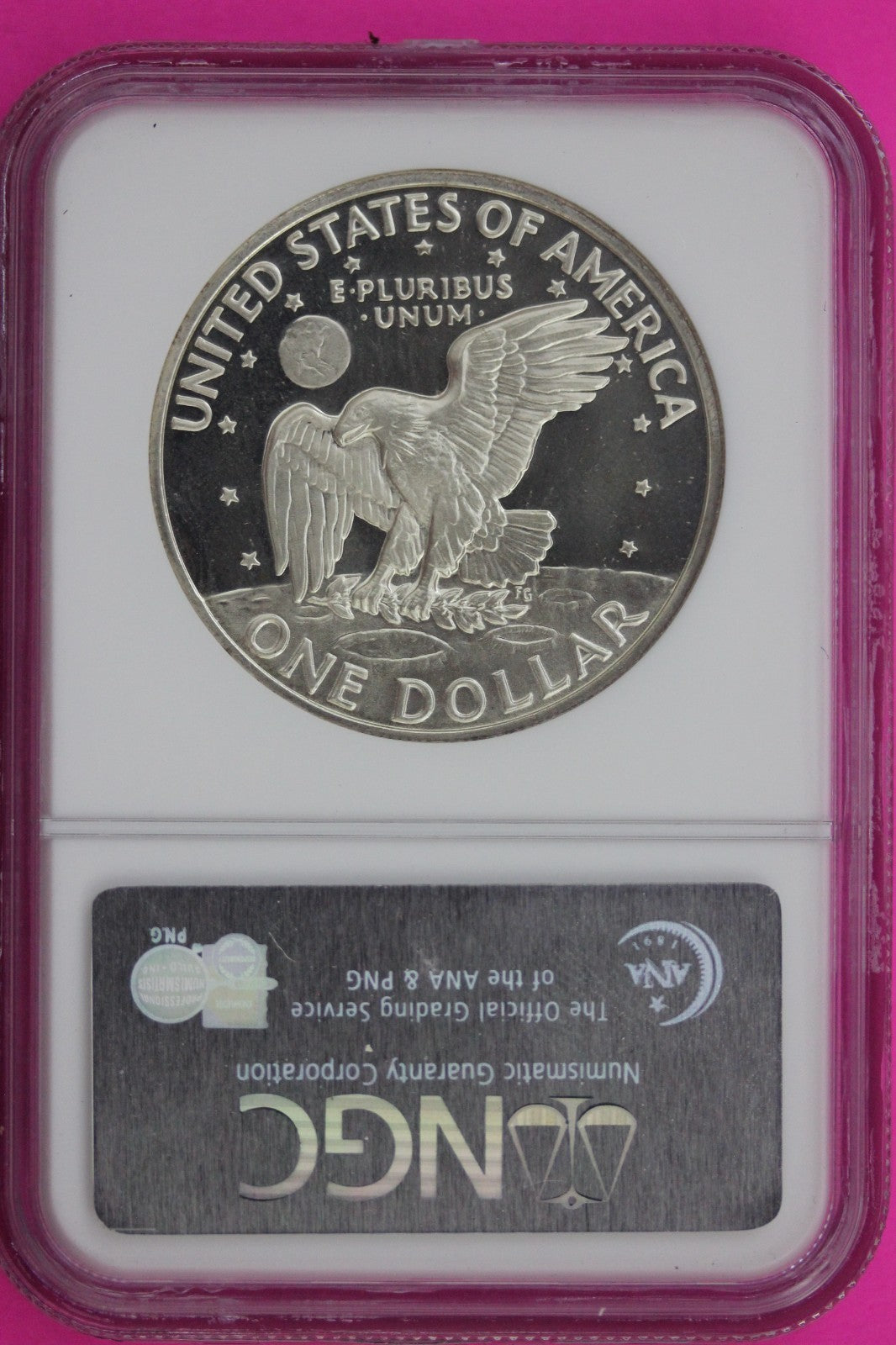 1972 S PR 69 UCAM Silver Ike Eisenhower Dollar NGC Certified Authentic Slab 984