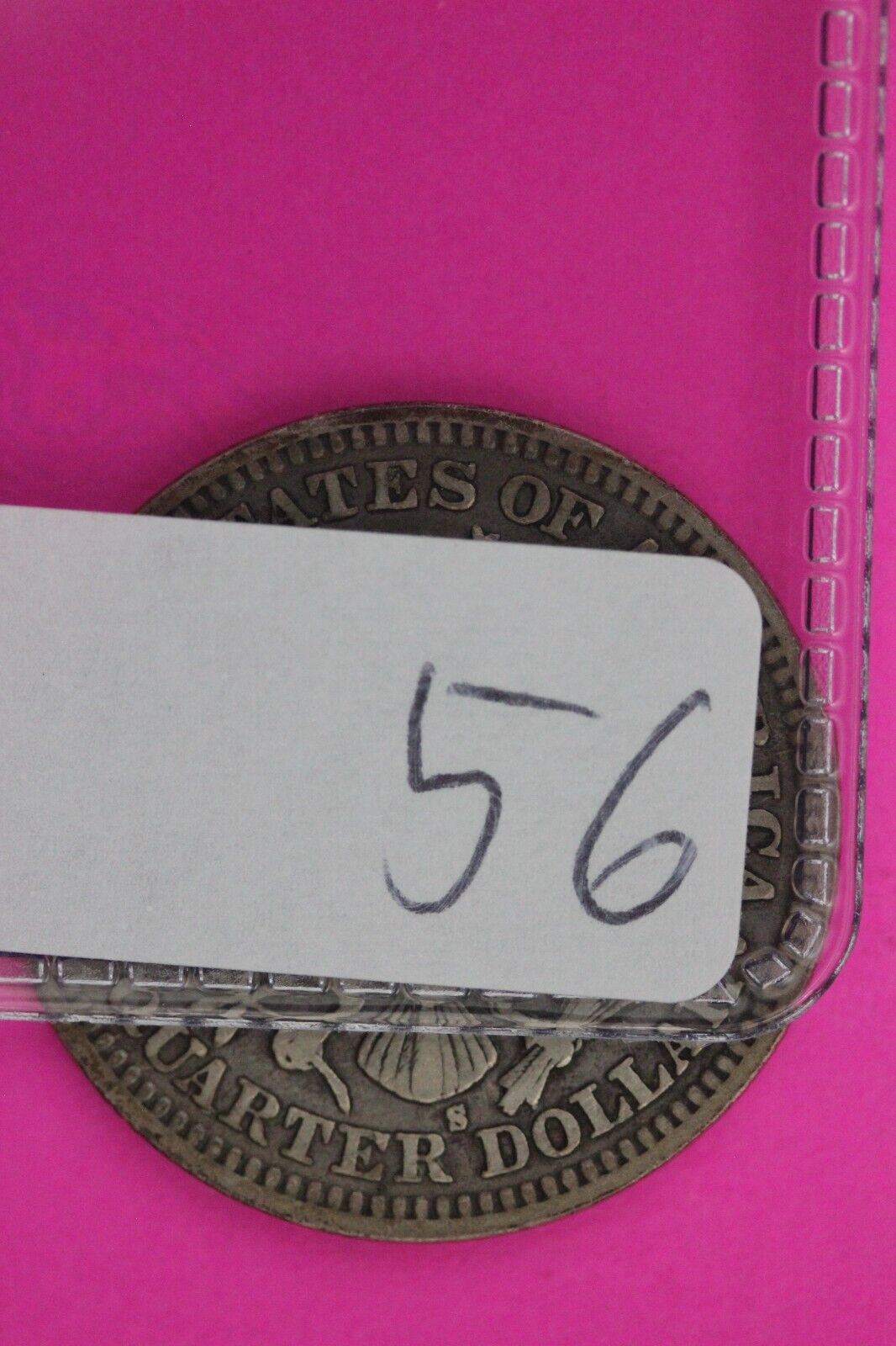 1902 S Barber Liberty Silver Quarter Scarce Semi Key Date Coin San Francisco 56