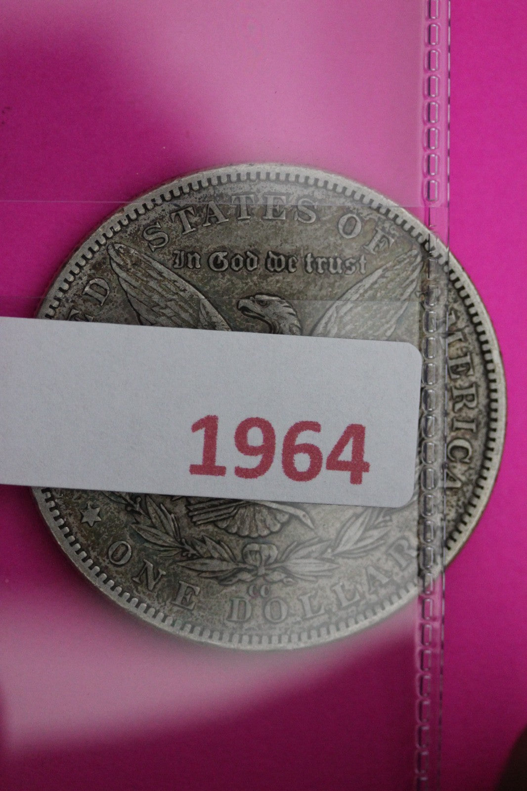 1890 CC Morgan Silver Dollar Coin Guaranteed Authentic USA American Seller 1964