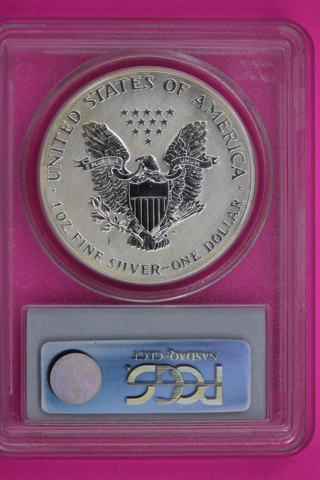2006 P PR 68 Reverse Proof Silver Eagle PCGS Certified Graded Authentic Slab 611