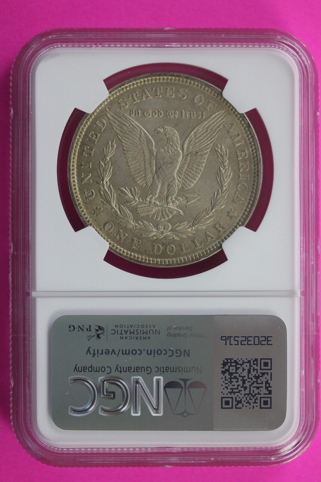 1921 P MS 63 Liberty Morgan Silver Dollar NGC Certified Graded Slab 69