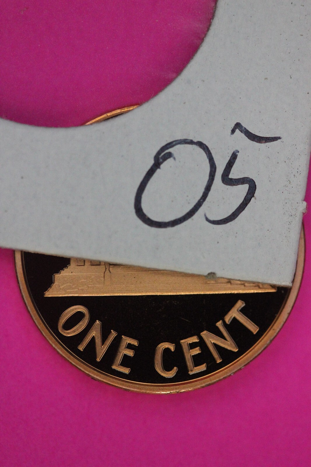 Gem Proof 2007 S Ultra Deep Cameo Lincoln Memorial Cent Same Coin In Pics TOM05