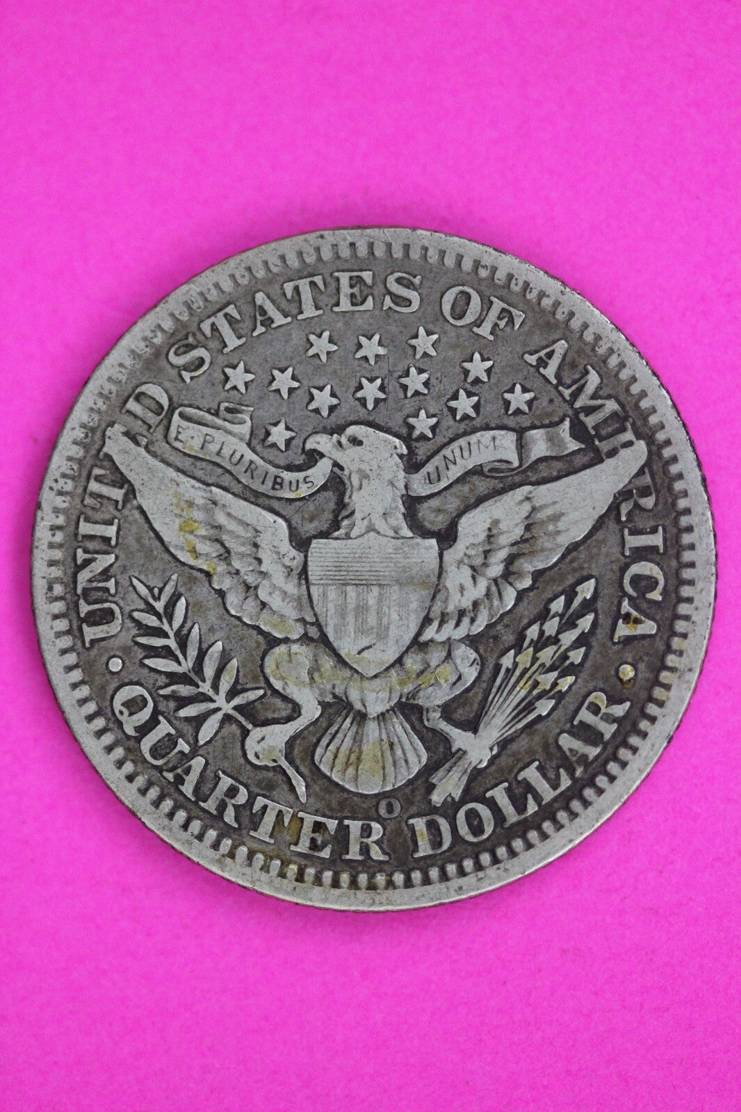 1903 O Barber Liberty Silver Quarter Guaranteed Authentic & Genuine Coin 1413