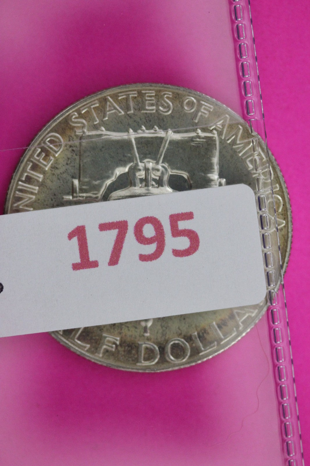 Toned 1963 P Ben Franklin Half Dollar Silver Coin Guaranteed Authentic 1795