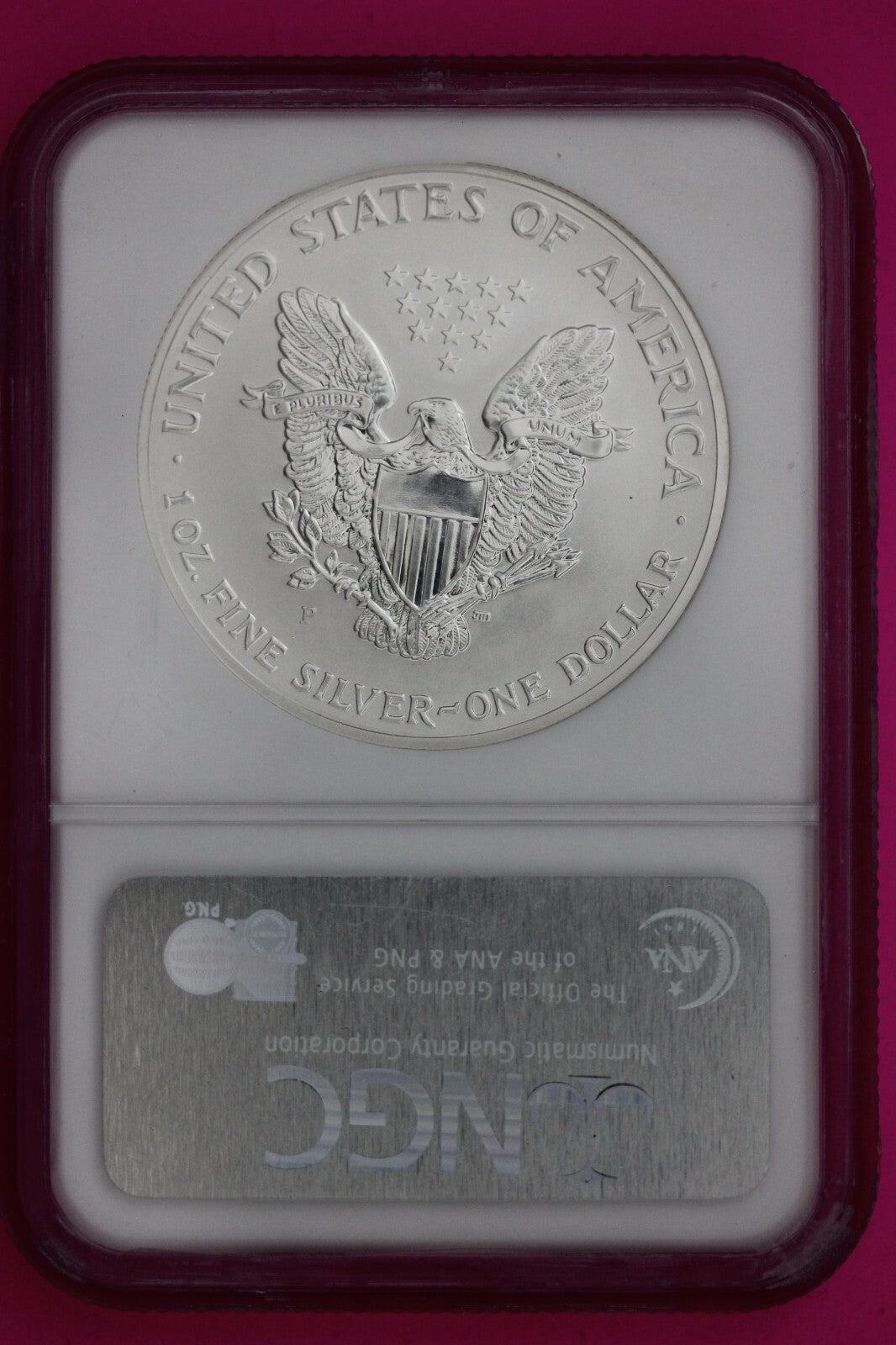 2006 P PR 70 Reverse Proof Silver Eagle NGC Graded Certified Authentic Slab 505