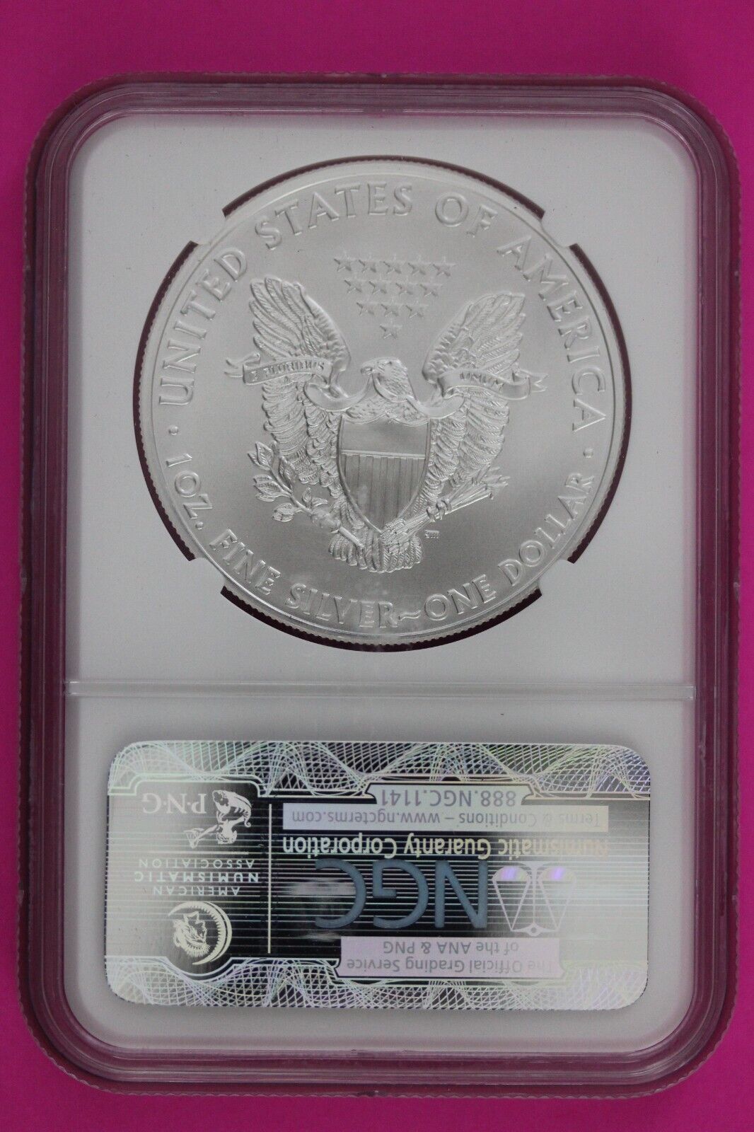2011 MS 70 Silver American Eagle 25th Anniversary NGC Graded First Releases 275