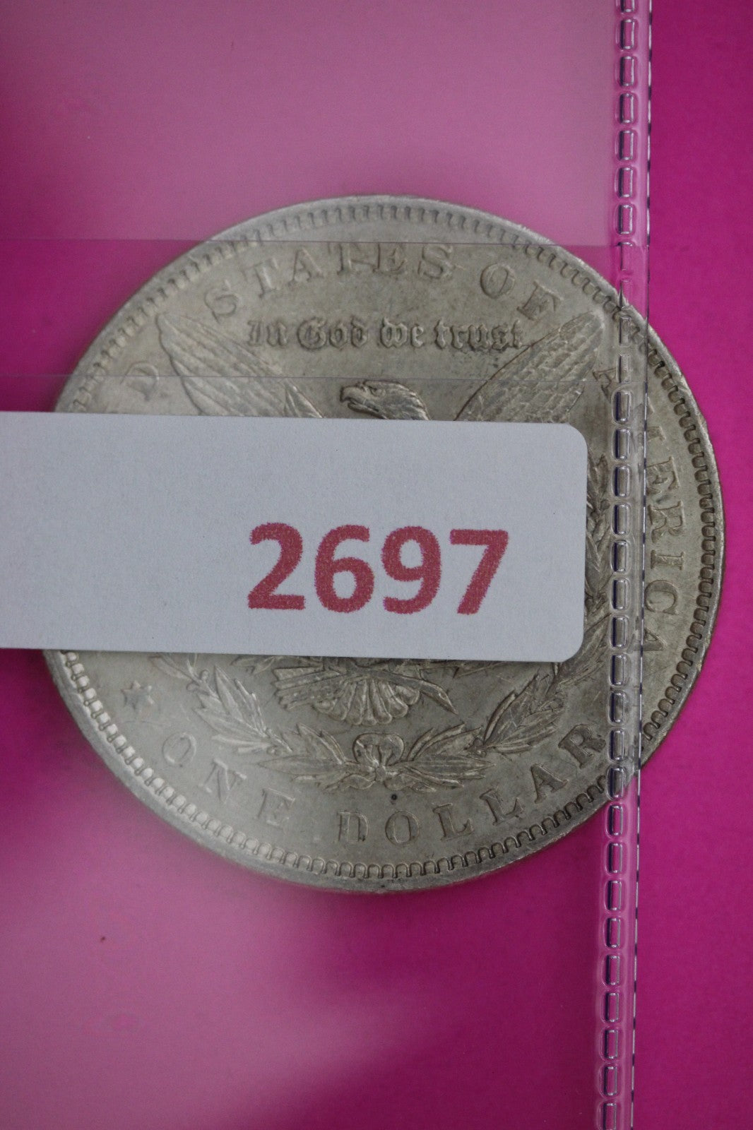 1892 P Morgan Lady Liberty Silver Dollar Guaranteed Authentic & Genuine 2697