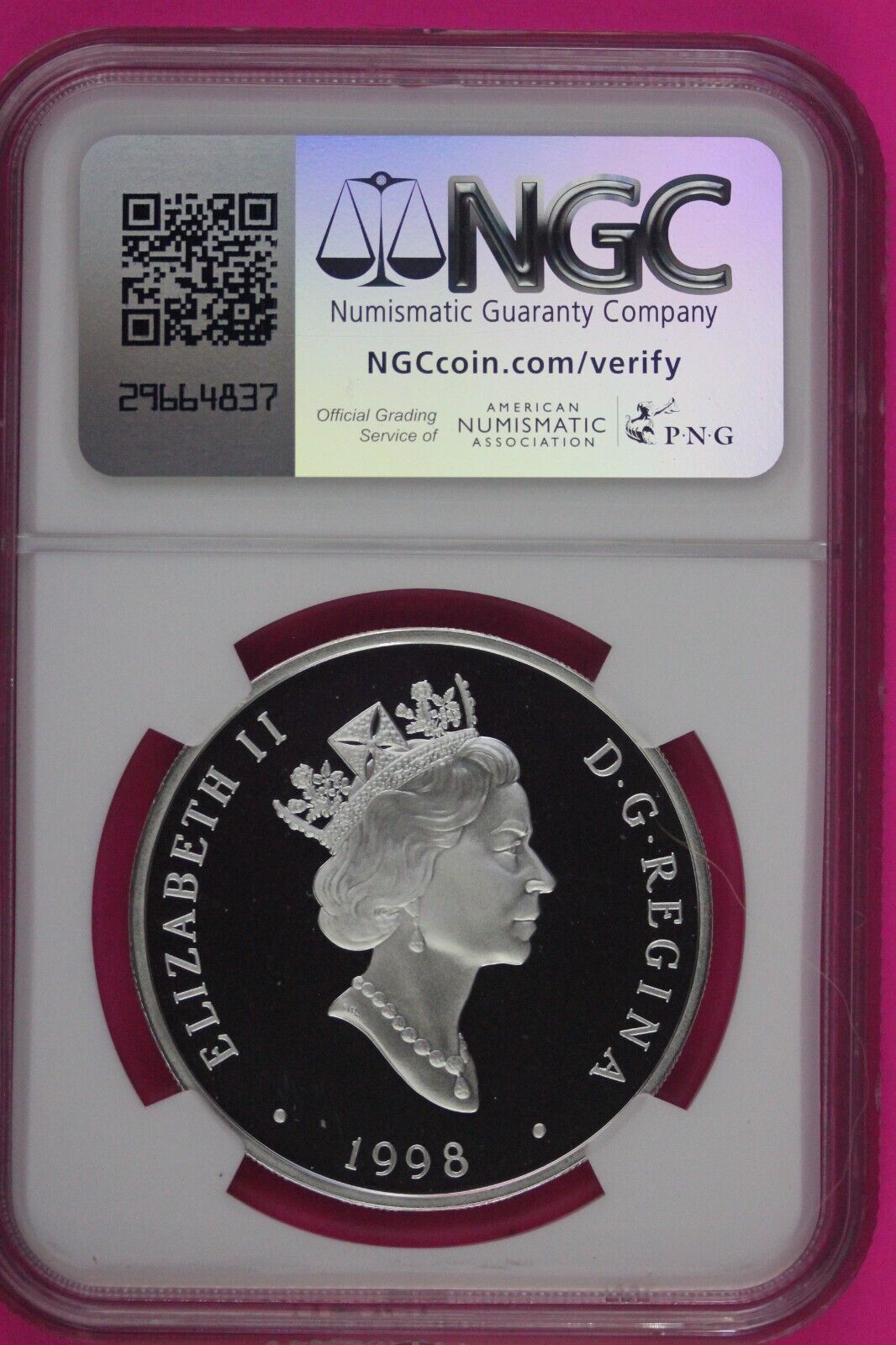 1998 PF 69 Ultra Cameo Canada Aviation Series Water Bomber $20 NGC Slab 1063