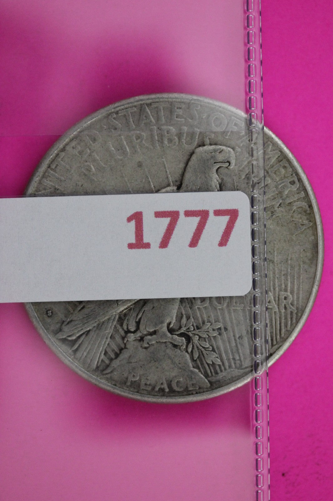 1928 S Peace Lady Liberty Semi Key Date Silver Dollar Guaranteed Authentic 1777
