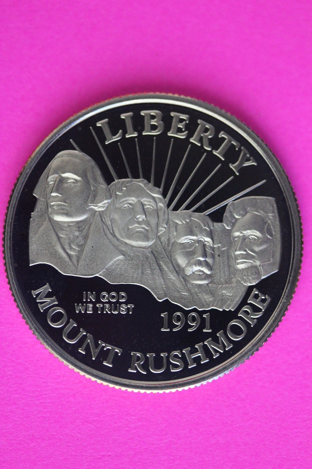 Gem Deep Cameo Clad Proof 1991 S Mount Rushmore Commemorative Half Dollar 17