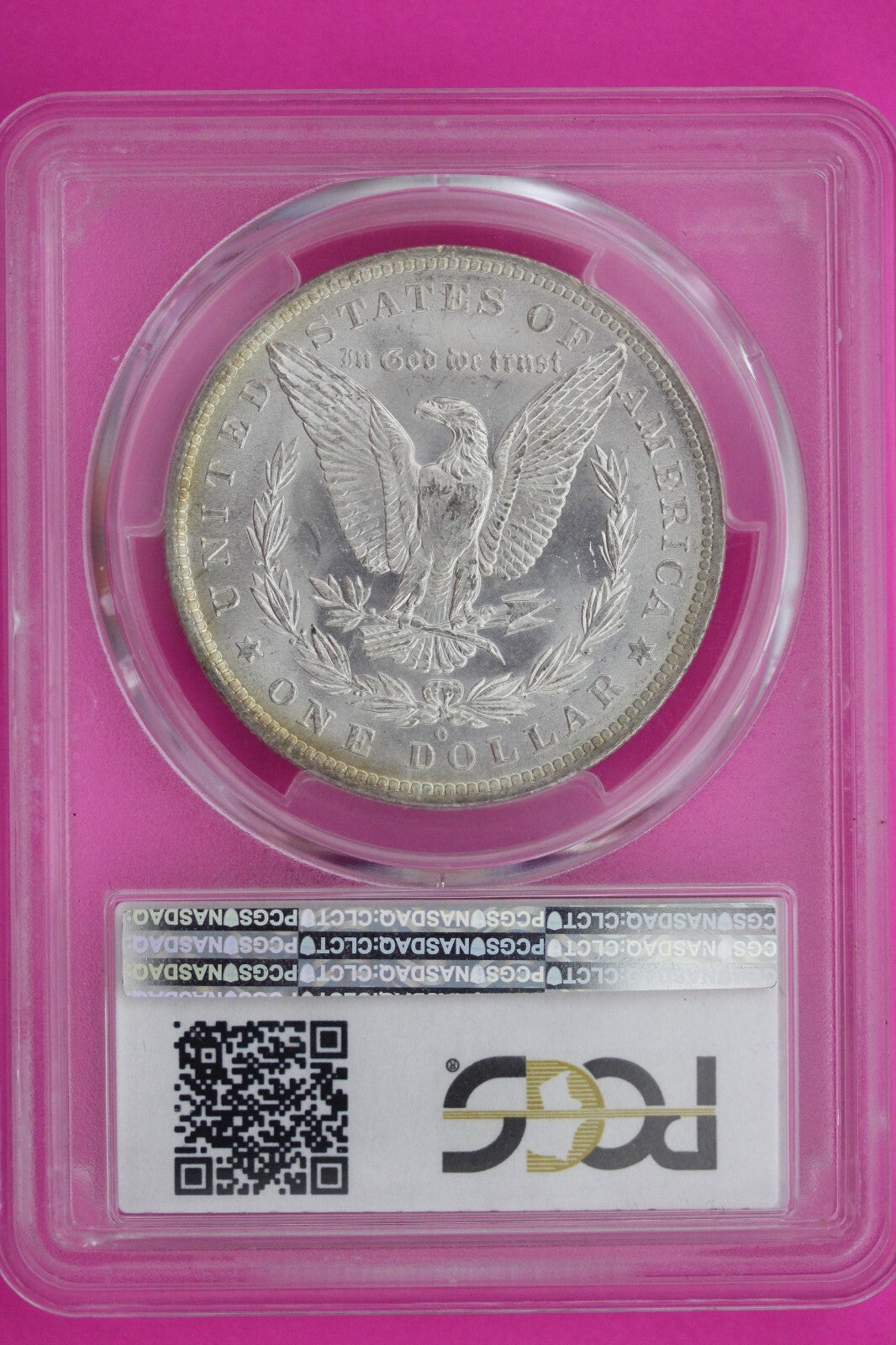 1881 O MS 63 Liberty Morgan Silver Dollar PCGS Certified Authentic Slab 852