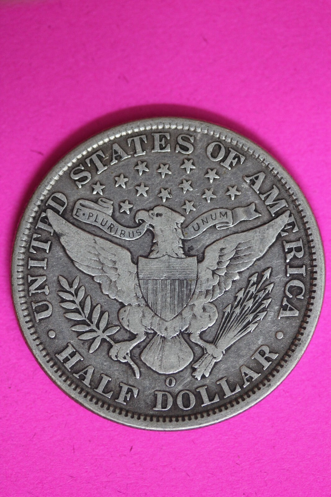 1907 O Barber Liberty Half Dollar Silver Coin Better Grade New Orleans Mint 94