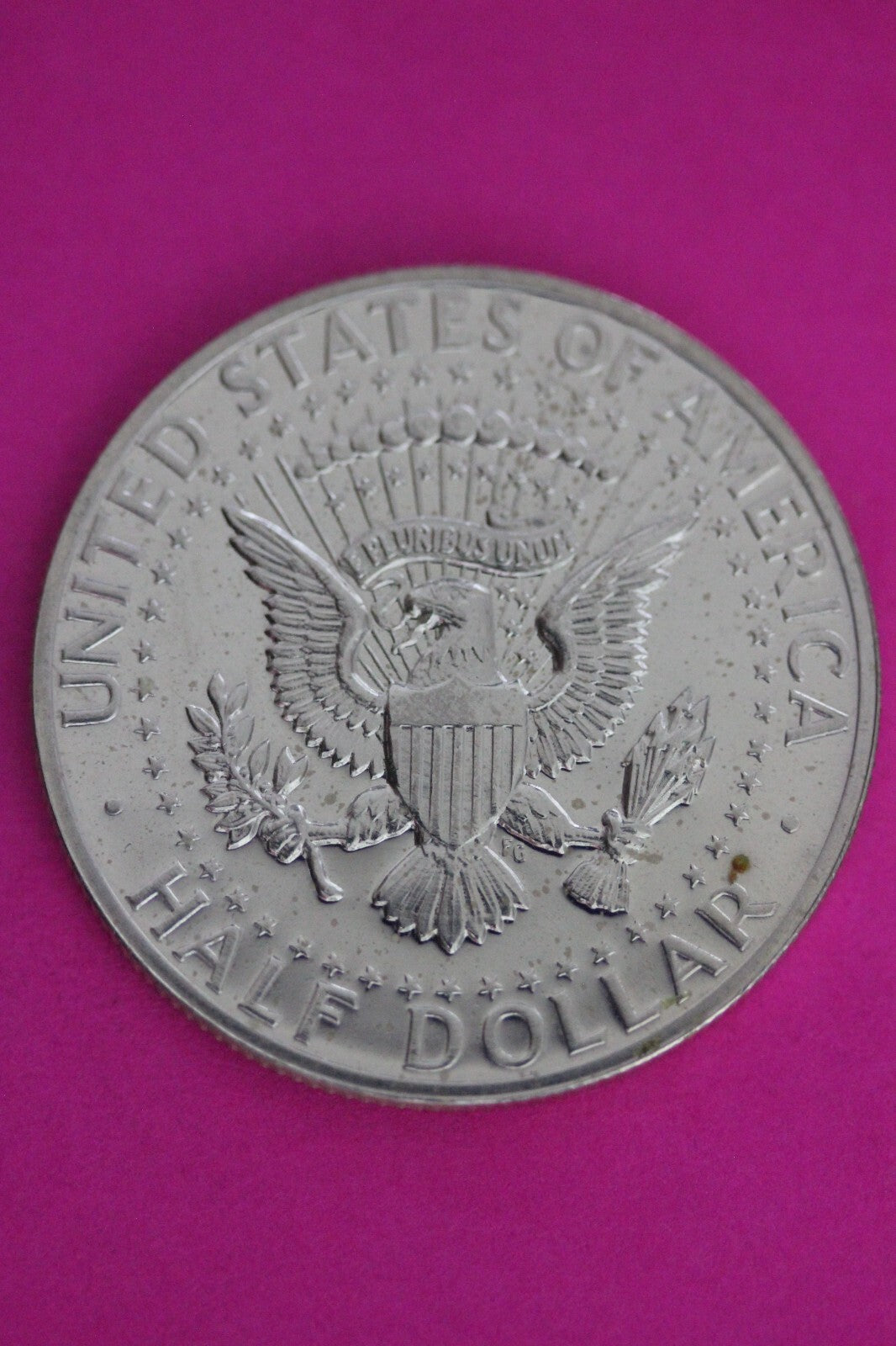 Accented Hair 1964 Proof John F Kennedy Silver Half Dollar Milk Spots N469