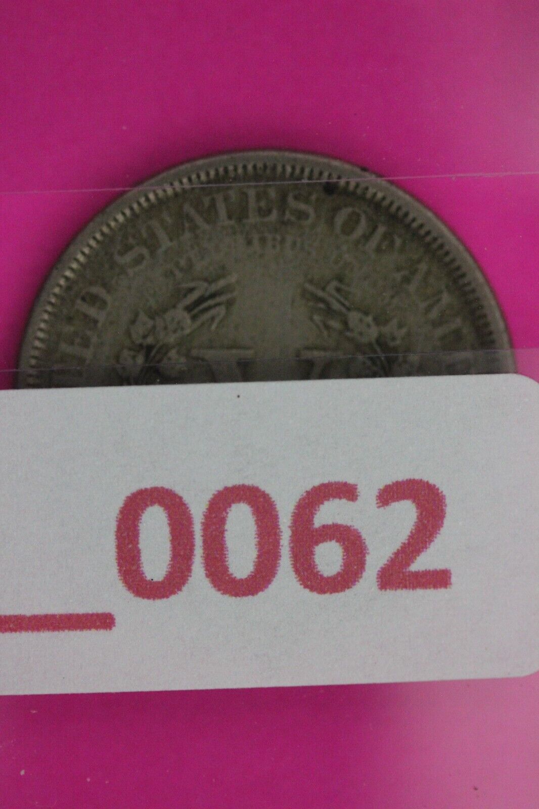 1883 With Cents V Liberty Nickel Scarce Semi Key Date Coin Free Shipping 0062