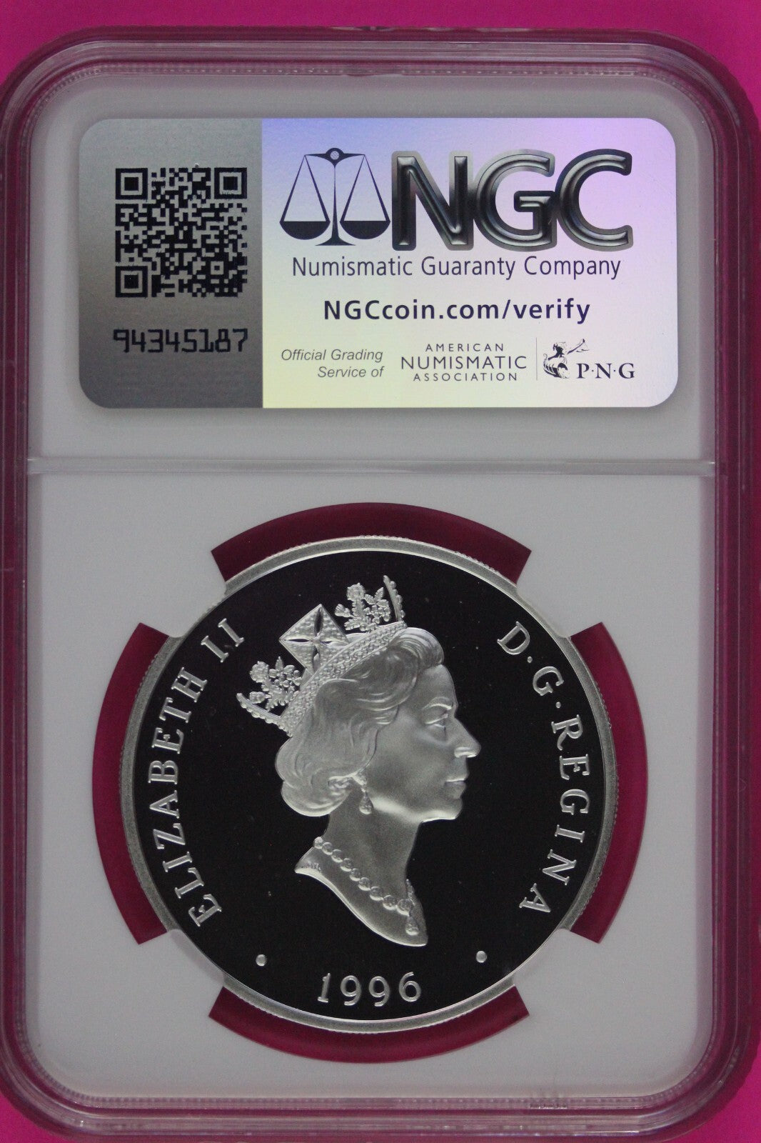 1996 PF 69 Ultra Cameo Canada Aviation Series CF-100 Canuck $20 NGC Slab 1069
