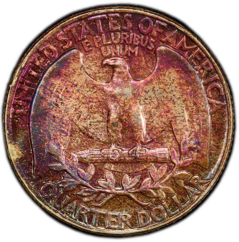 Toned 1961 PR 66 Washington Quarter PCGS Graded Certified Authentic Slab 107