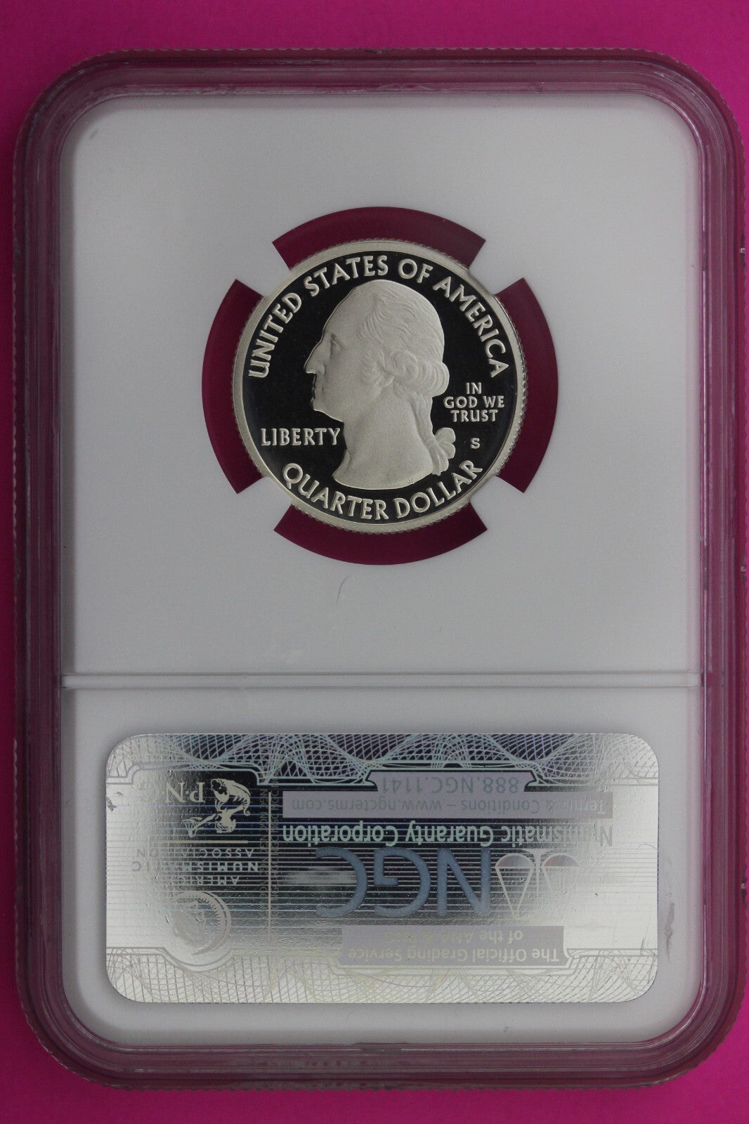 2012 S PF 70 Silver Quarter El Yunque National Park NGC Graded Certified 451