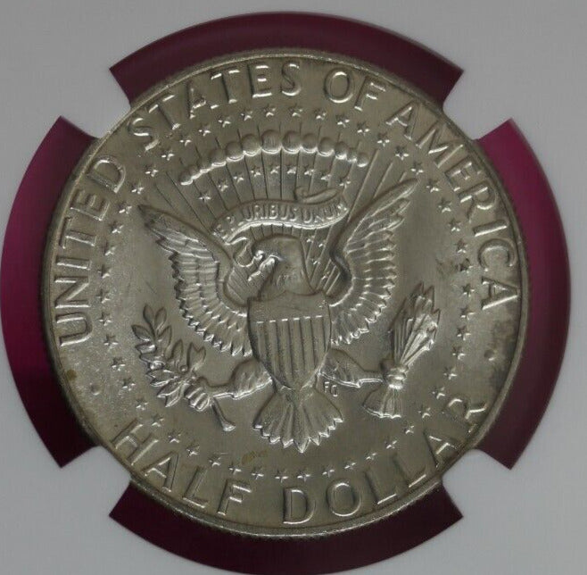1969 D MS 64 Kennedy Half Dollar NGC Graded Certified Authentic Slab Silver 1374