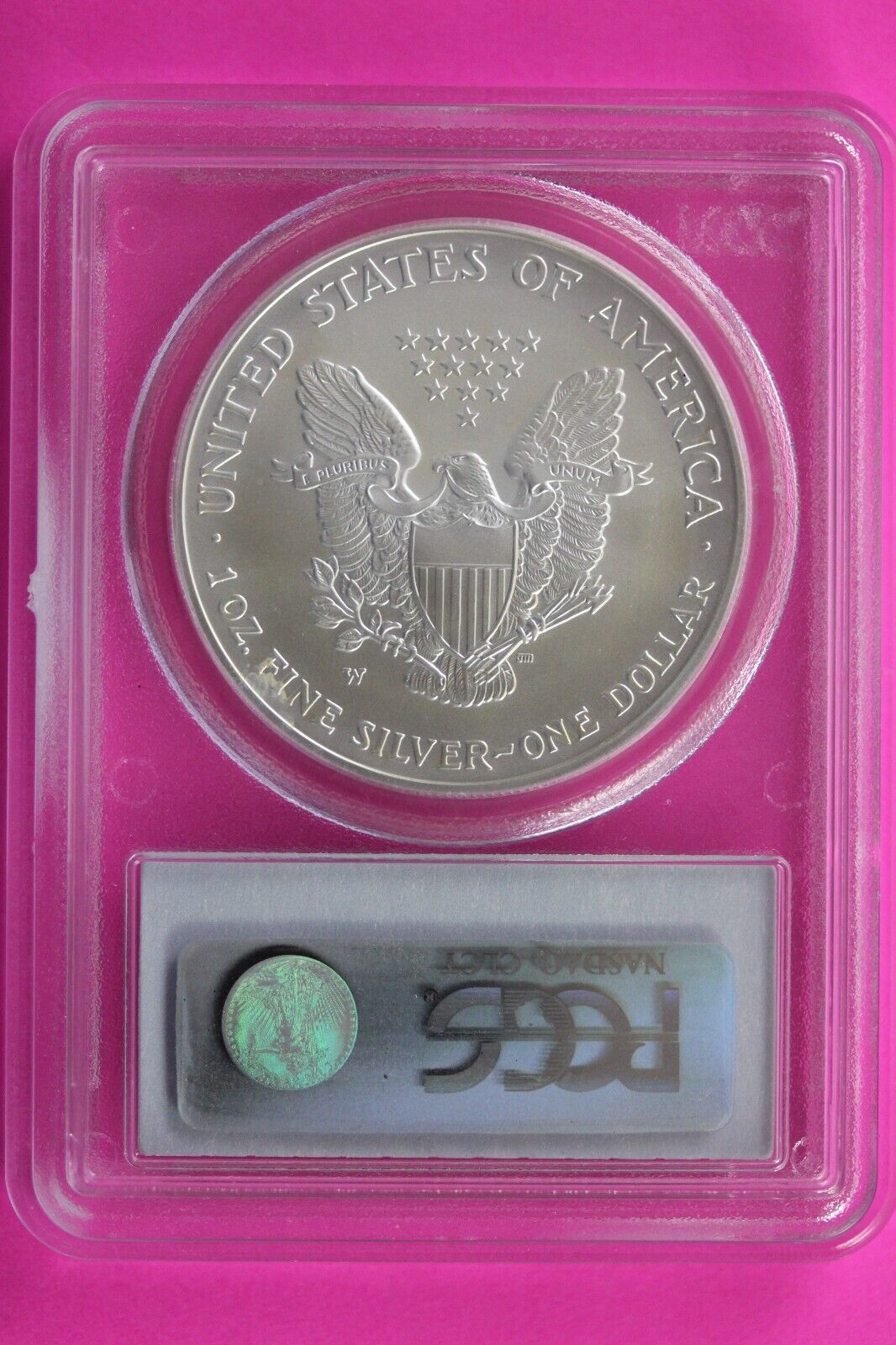 2006 W MS 69 Silver American Eagle PCGS Certified Certified Graded Slab 166