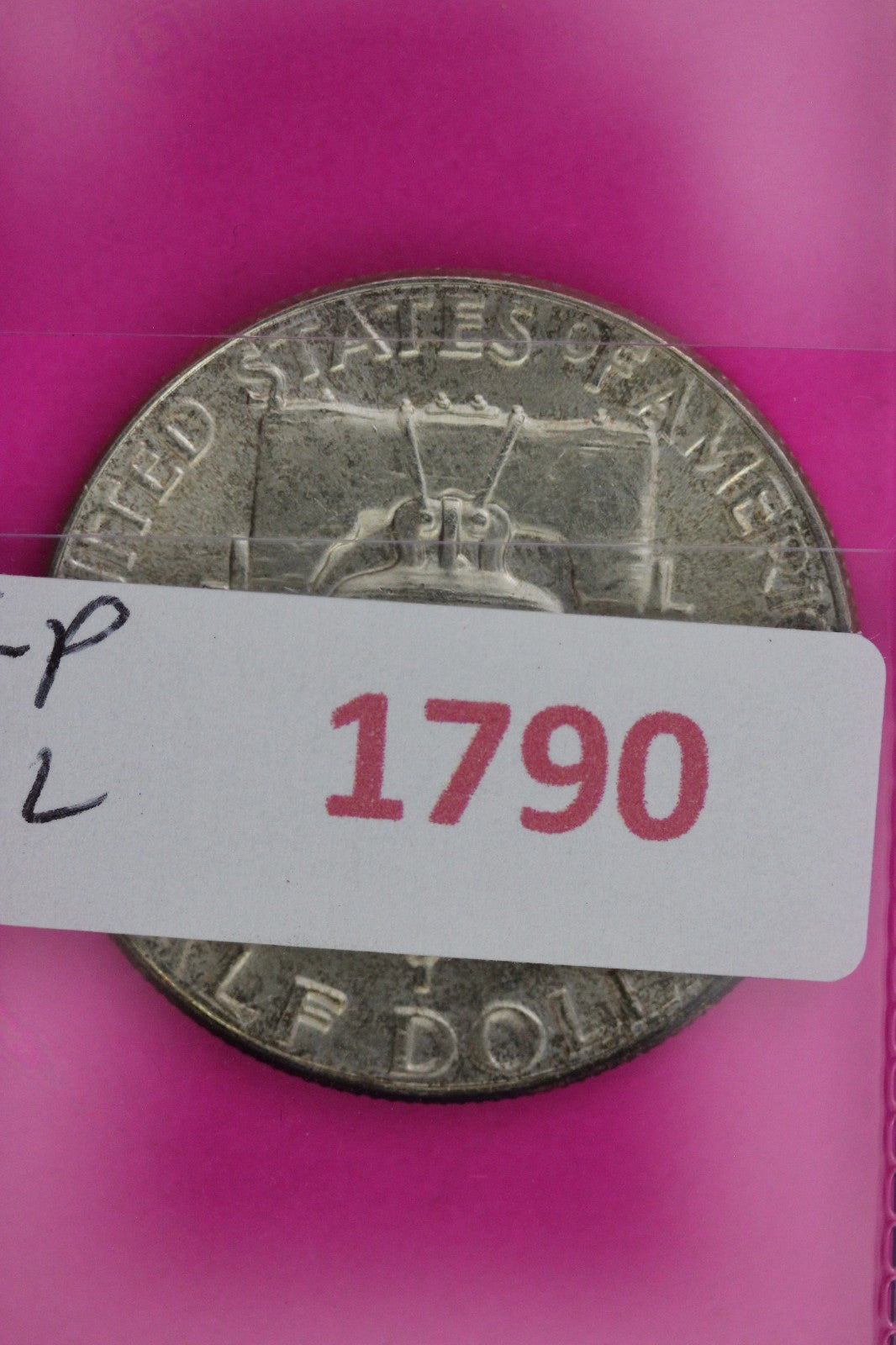 1954 P FBL Full Bell Lines Ben Franklin Half Dollar Silver Coin Authentic 1790