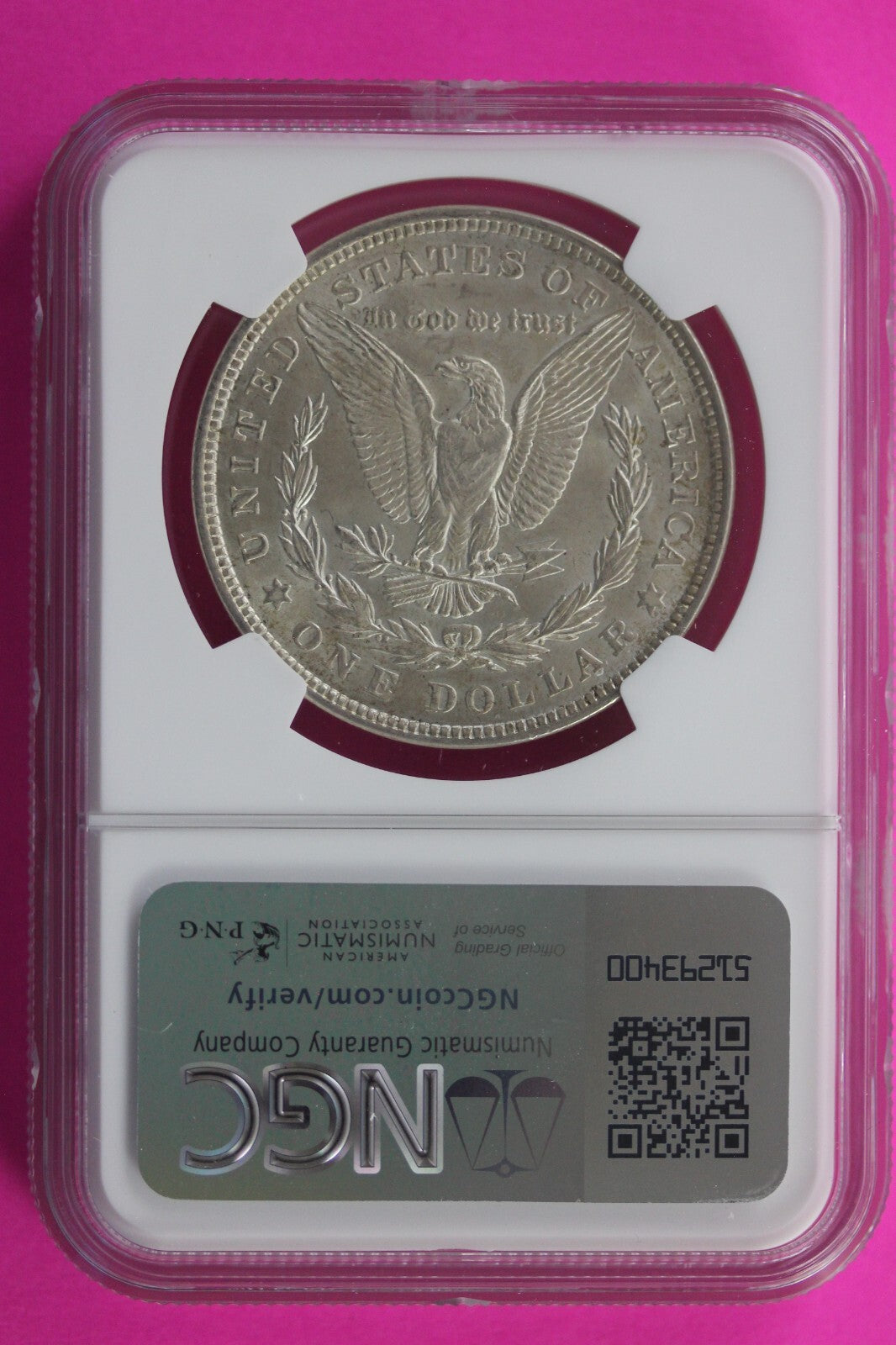 1921 P MS 63 Liberty Morgan Silver Dollar NGC Certified Graded Slab 103