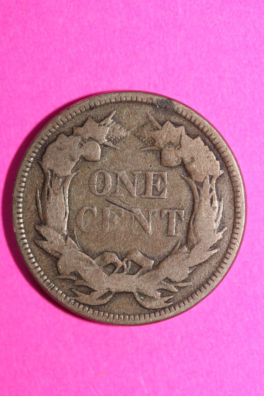 1858 Flying Eagle Cent Penny Exact Scarce Early Type Exact Coin as Pictured 54