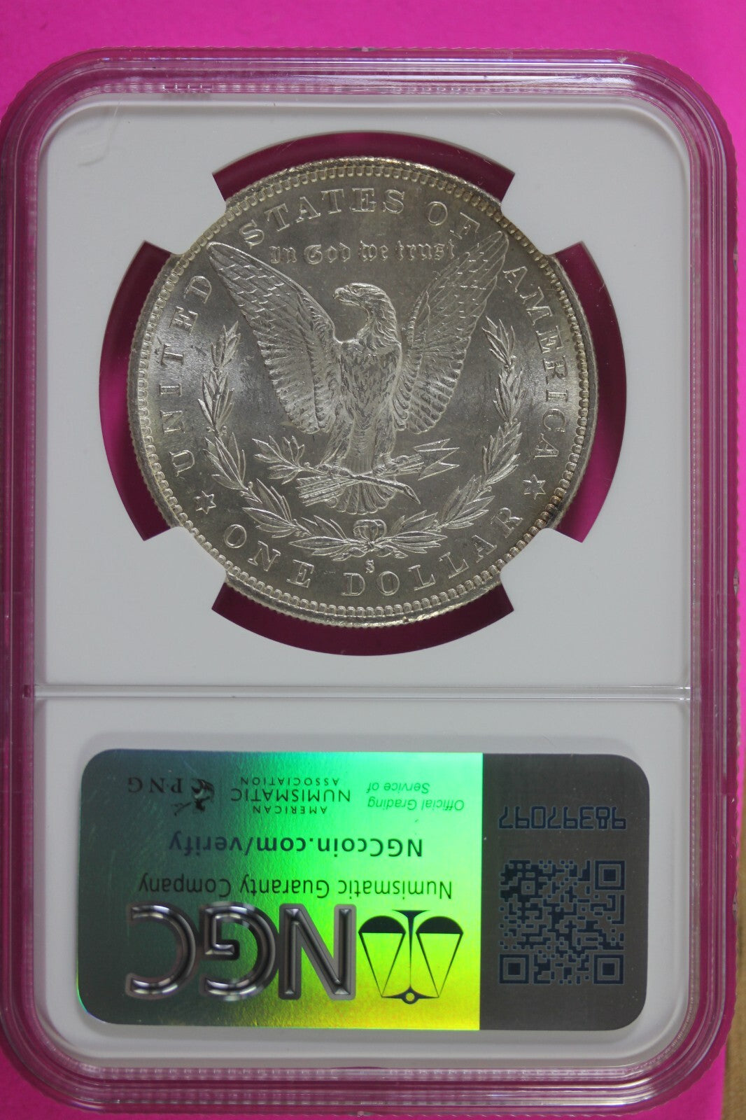 1882 S MS 63 Liberty Morgan Silver Dollar NGC Certified Graded Authentic 681