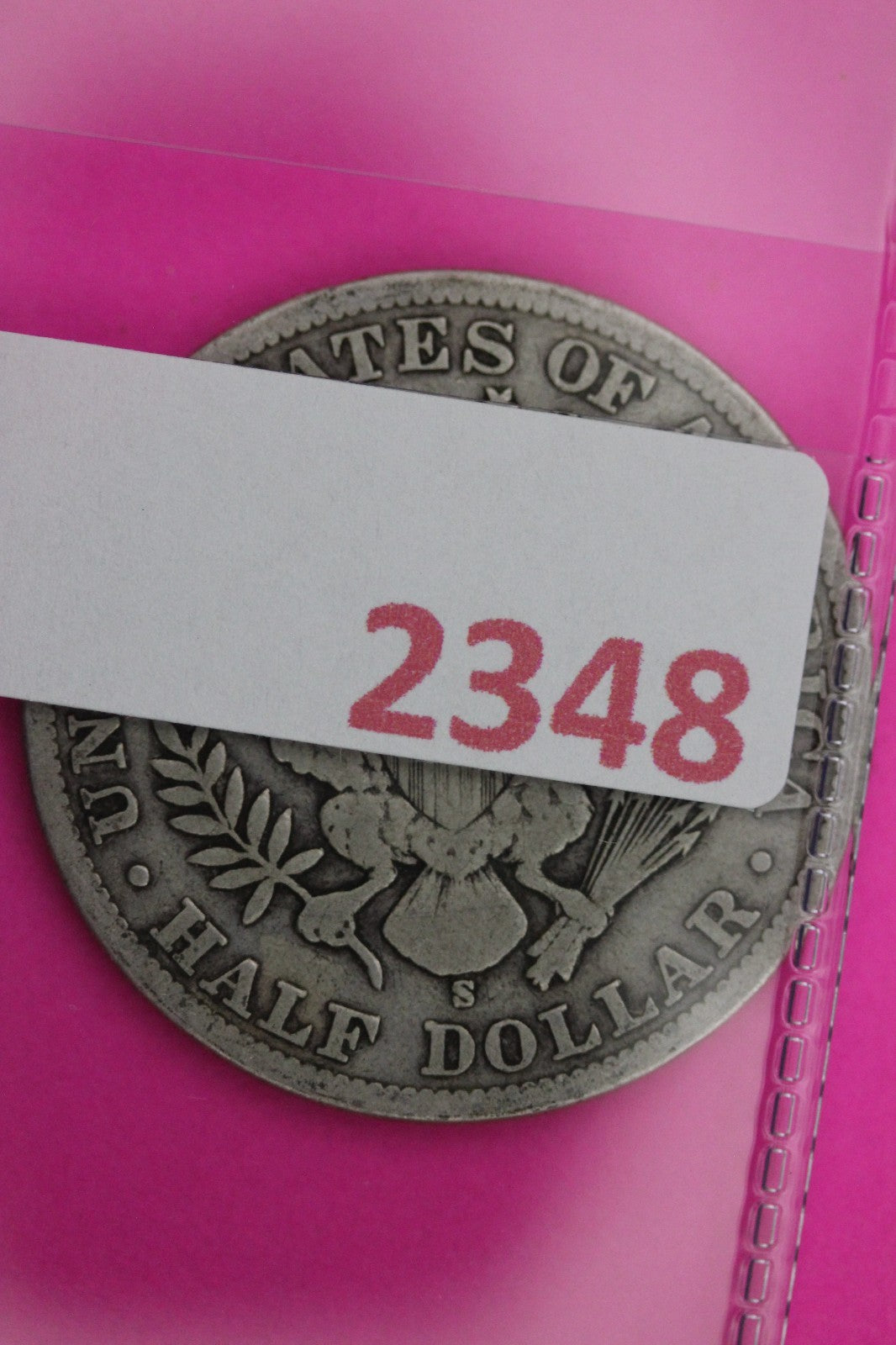 1905 S Barber Liberty Silver Half Dollar Guaranteed Authentic Genuine Coin 2348