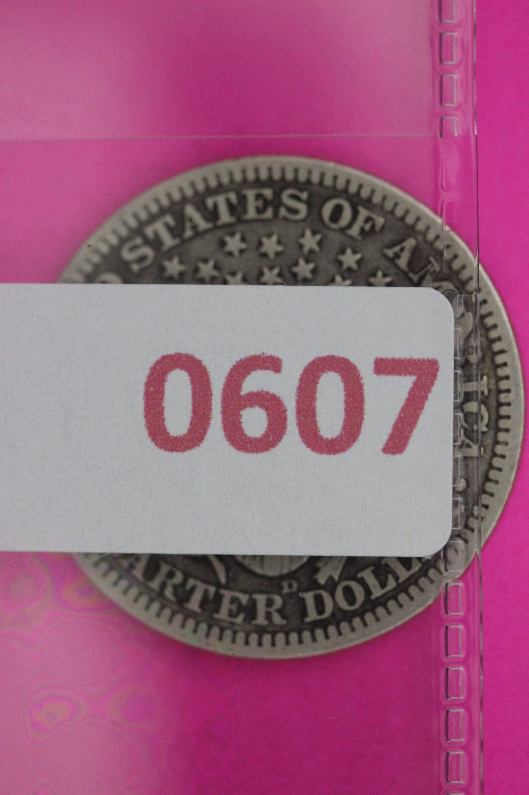 1915 D Barber Liberty Silver Quarter Guaranteed Authentic & Genuine Coin 0607N