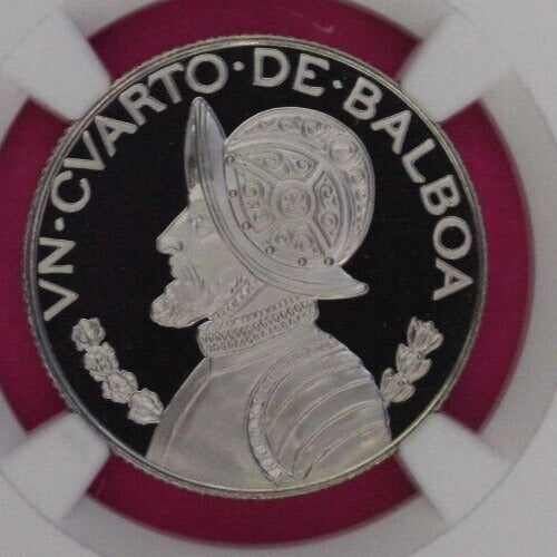 Top Pop 1984 Panama PF 70 Ultra Cameo Proof 1/4 Balboa NGC Certified Slab 834