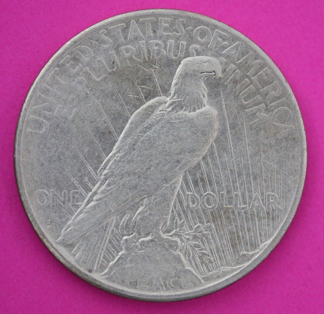 1934 S Liberty Peace Silver Dollar Scarce Semi Key Date Coin San Francisco 66