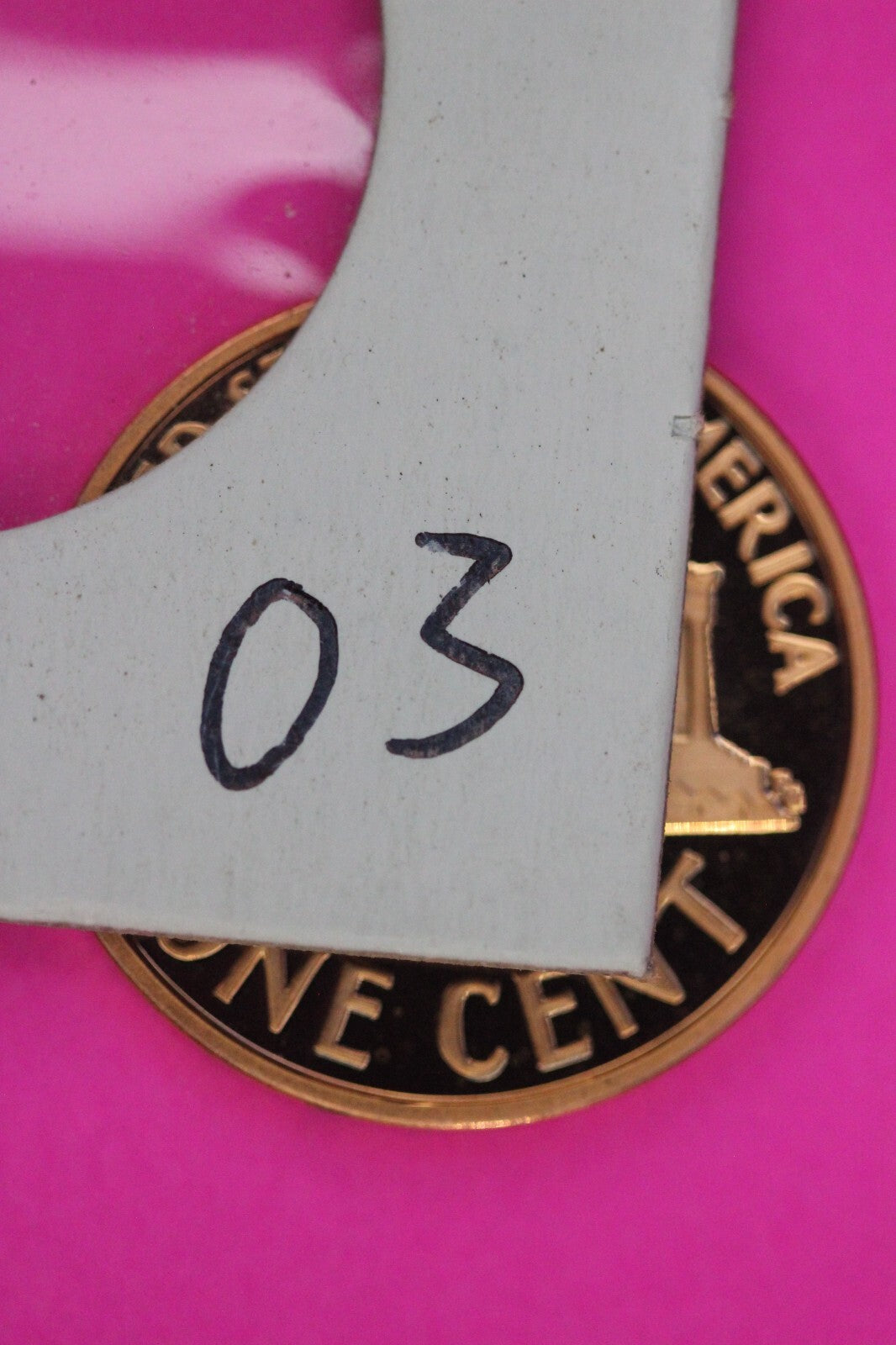 Gem Proof 2007 S Ultra Deep Cameo Lincoln Memorial Cent Same Coin In Pics TOM03