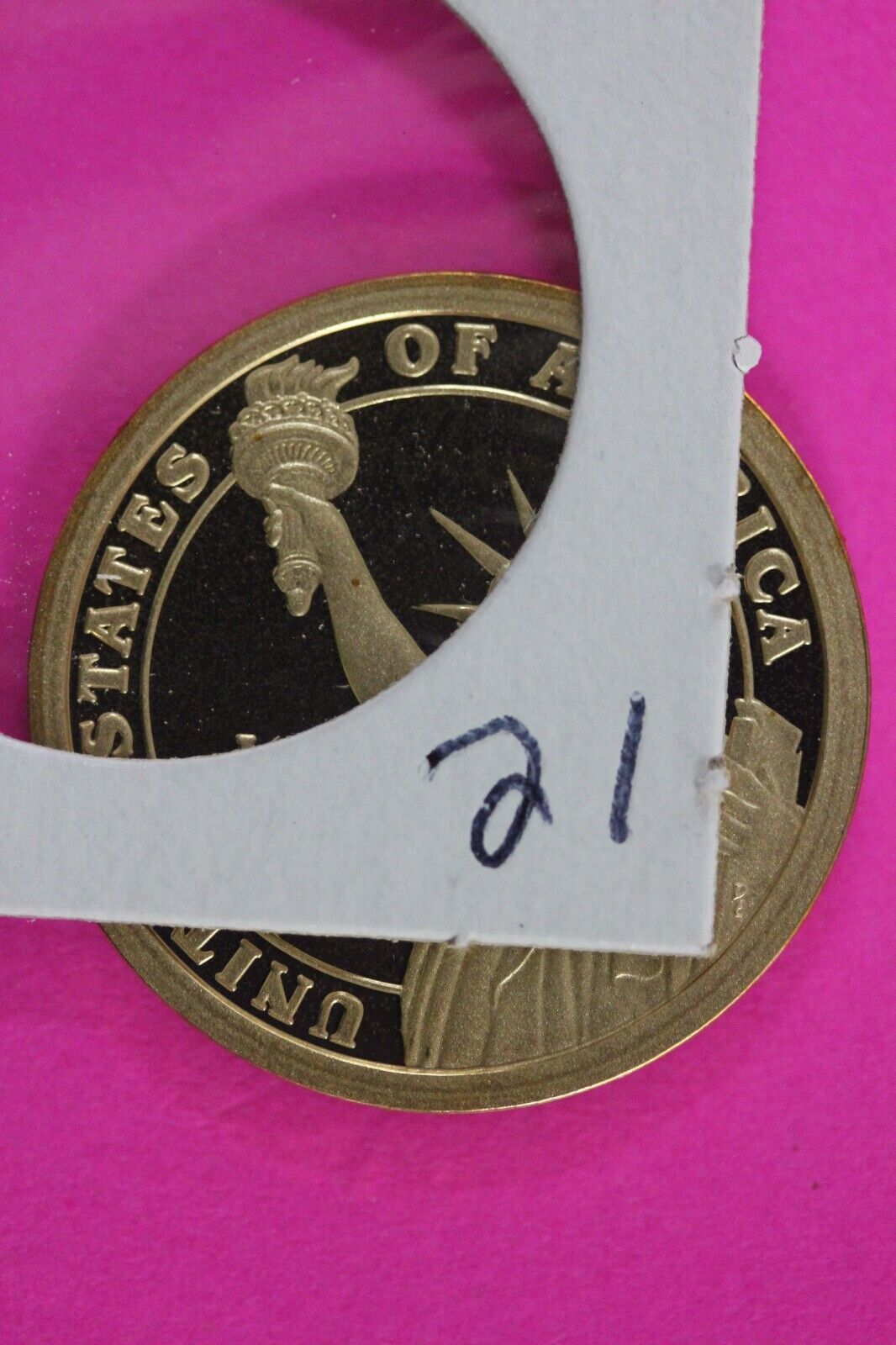 Proof 2012 S Chester Arthur Presidential Dollar DCAM Same Coin In Pics TOM 21