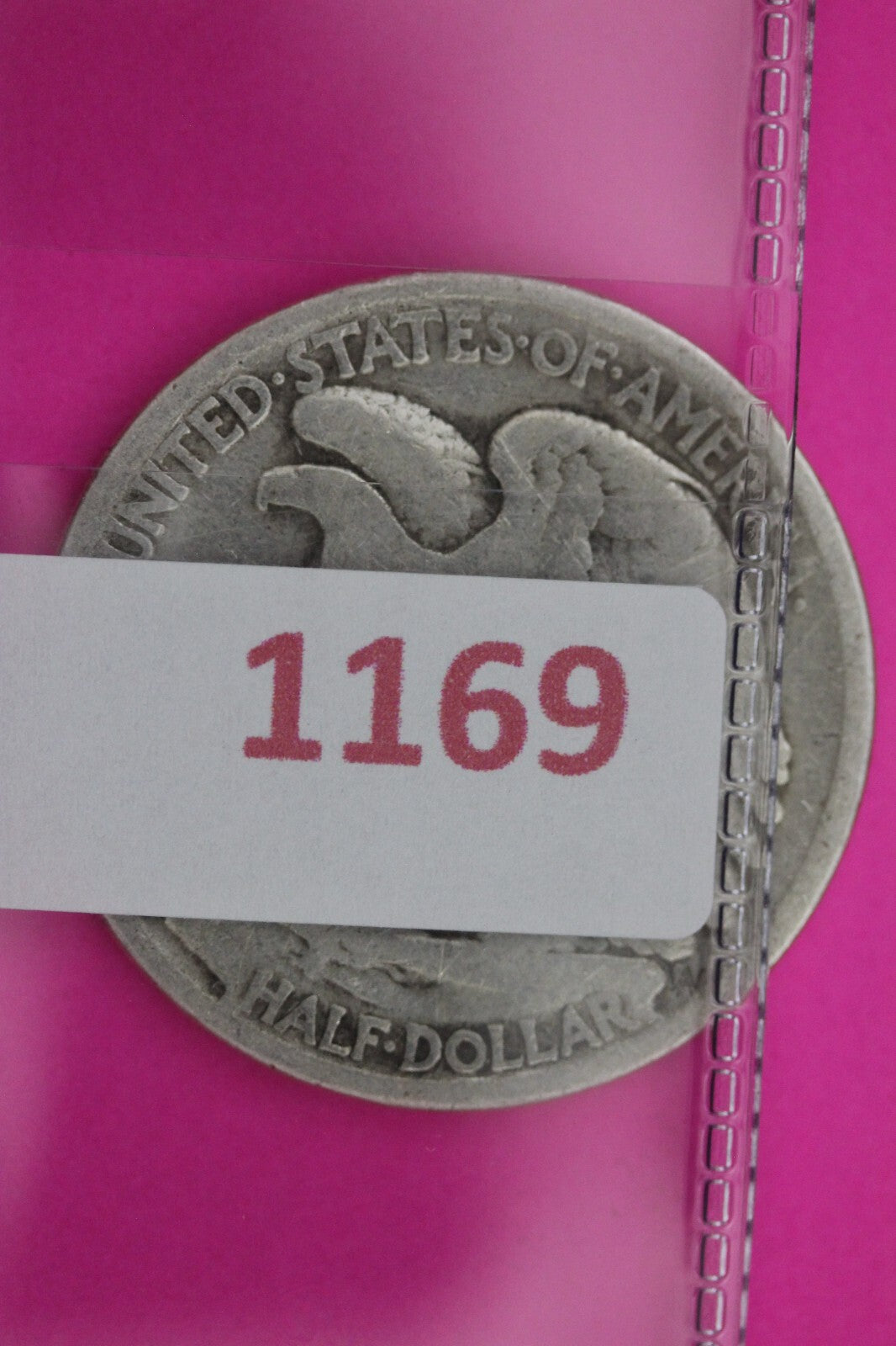 1918 D Walking Liberty Silver Half Dollar Guaranteed Authentic Genuine Coin 1169